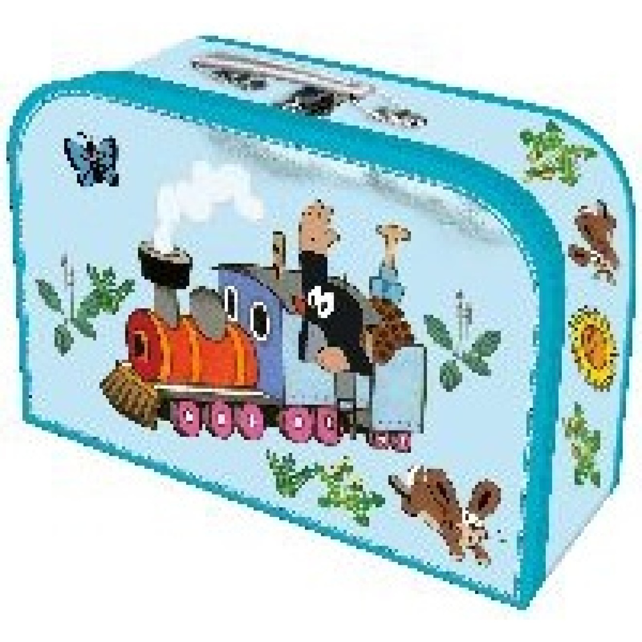 Der kleine Maulwurf Kinderkoffer Lokomotive
