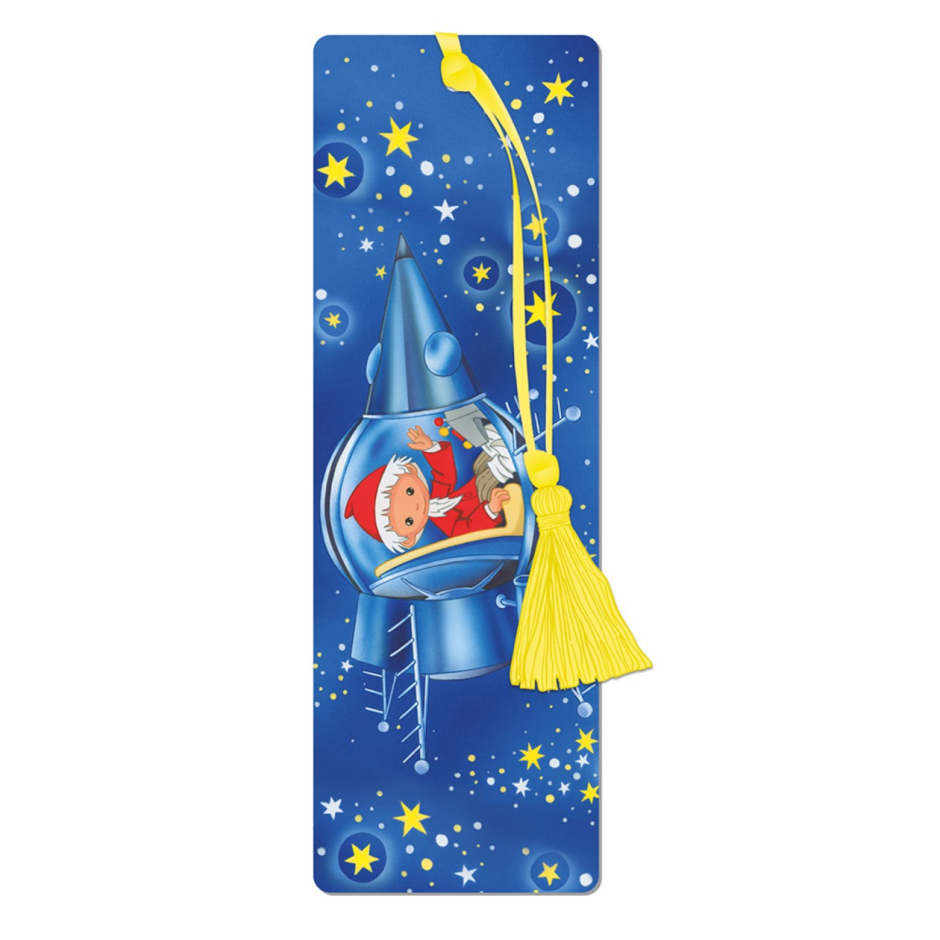 3 D Lesezeichen Sandmann Rakete