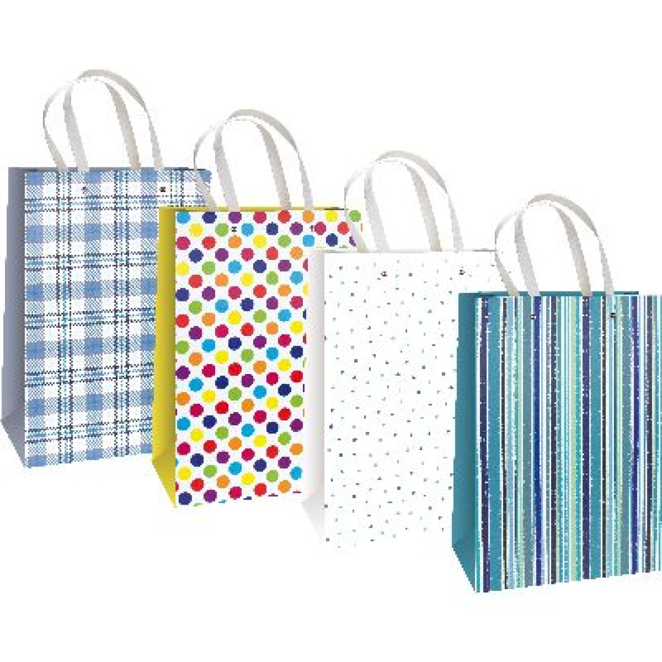 Geschenktasche Mustermix groß