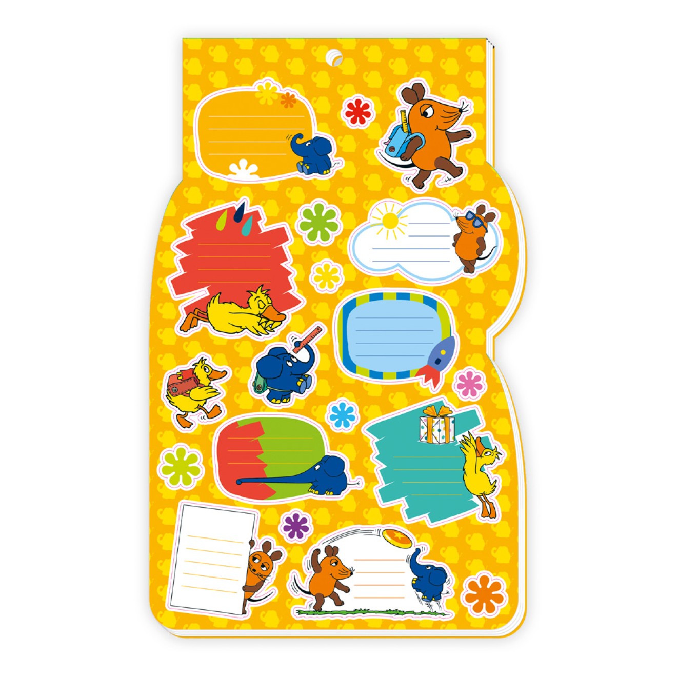 DIE MAUS Namenssticker Maus