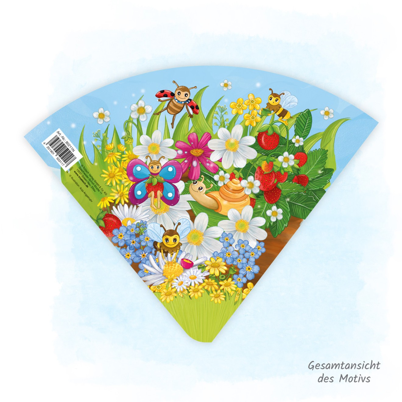 Schultüte Wiesenfreunde 22 cm