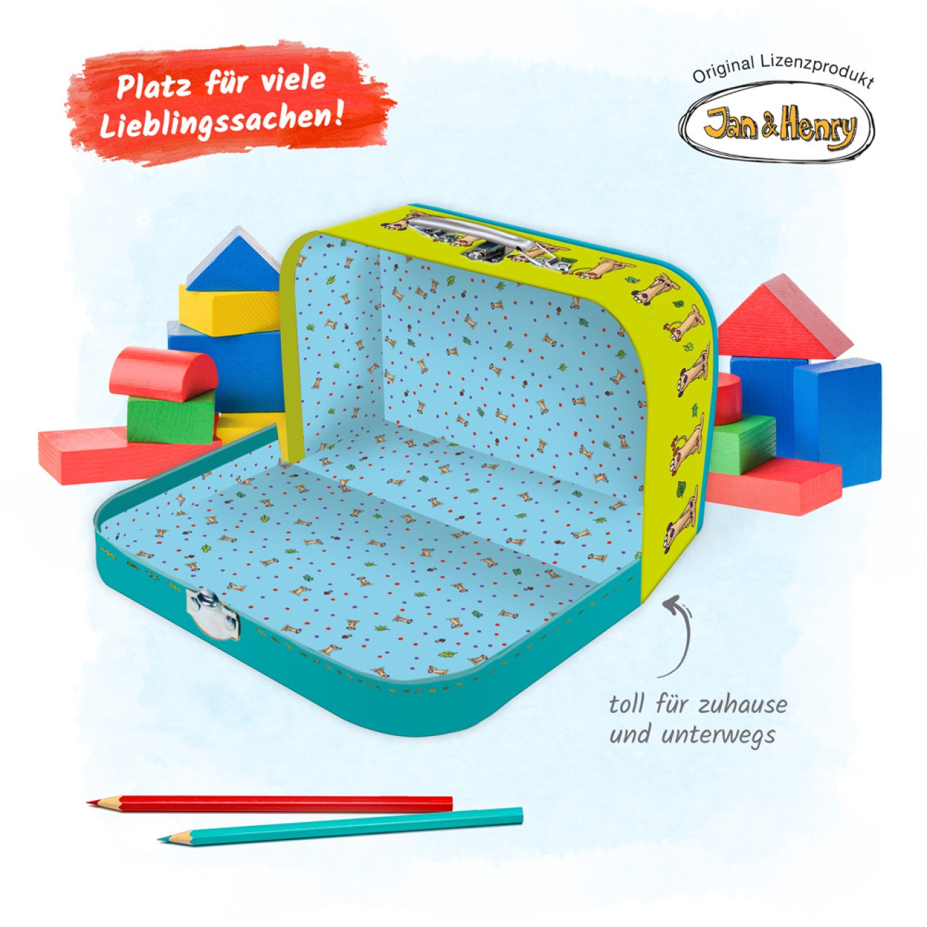 JAN & HENRY Kinderkoffer medium