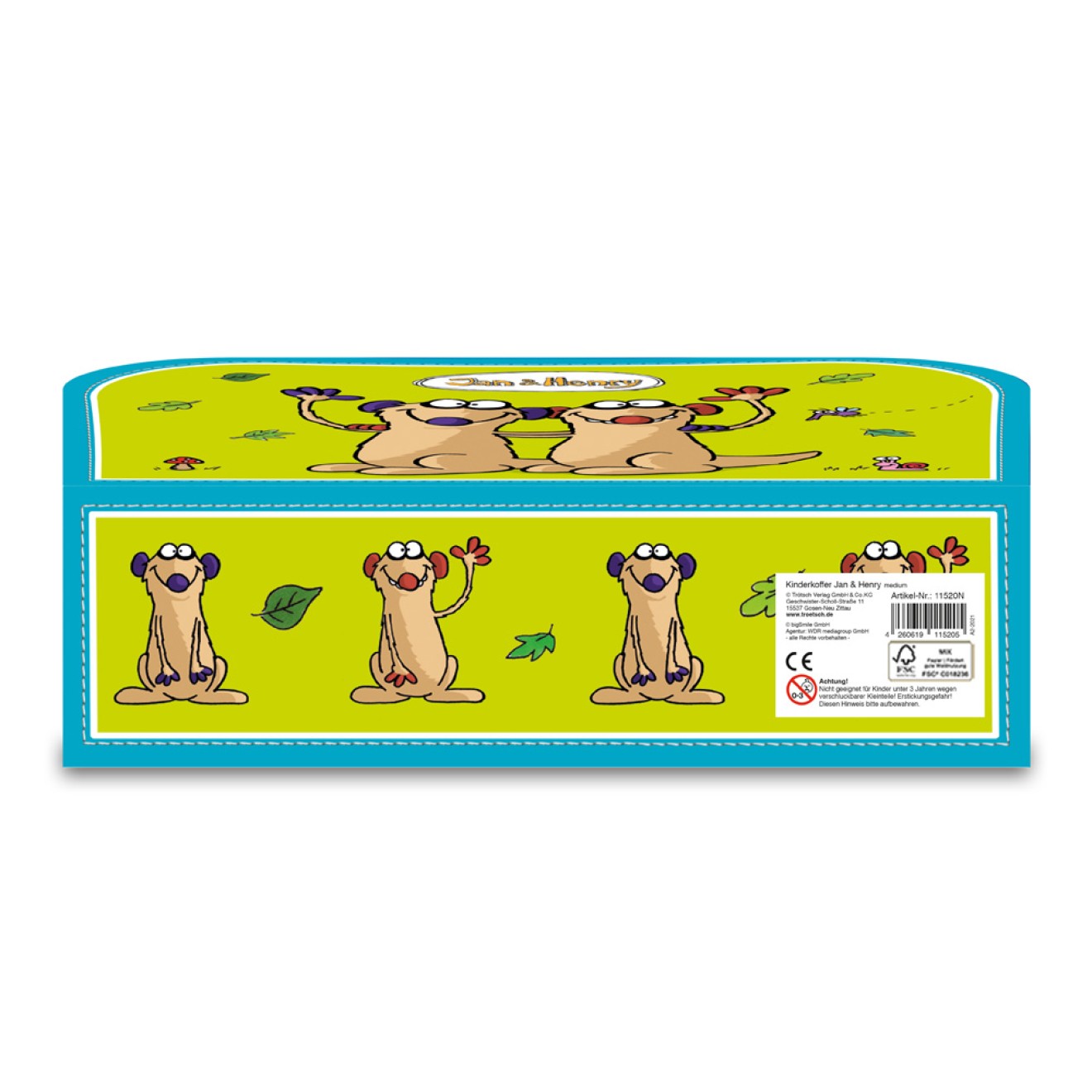 JAN & HENRY Kinderkoffer medium