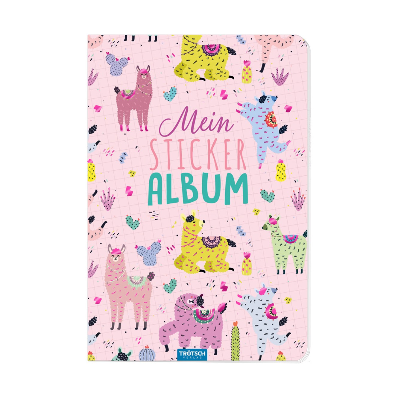 Mein Stickeralbum "Lama"