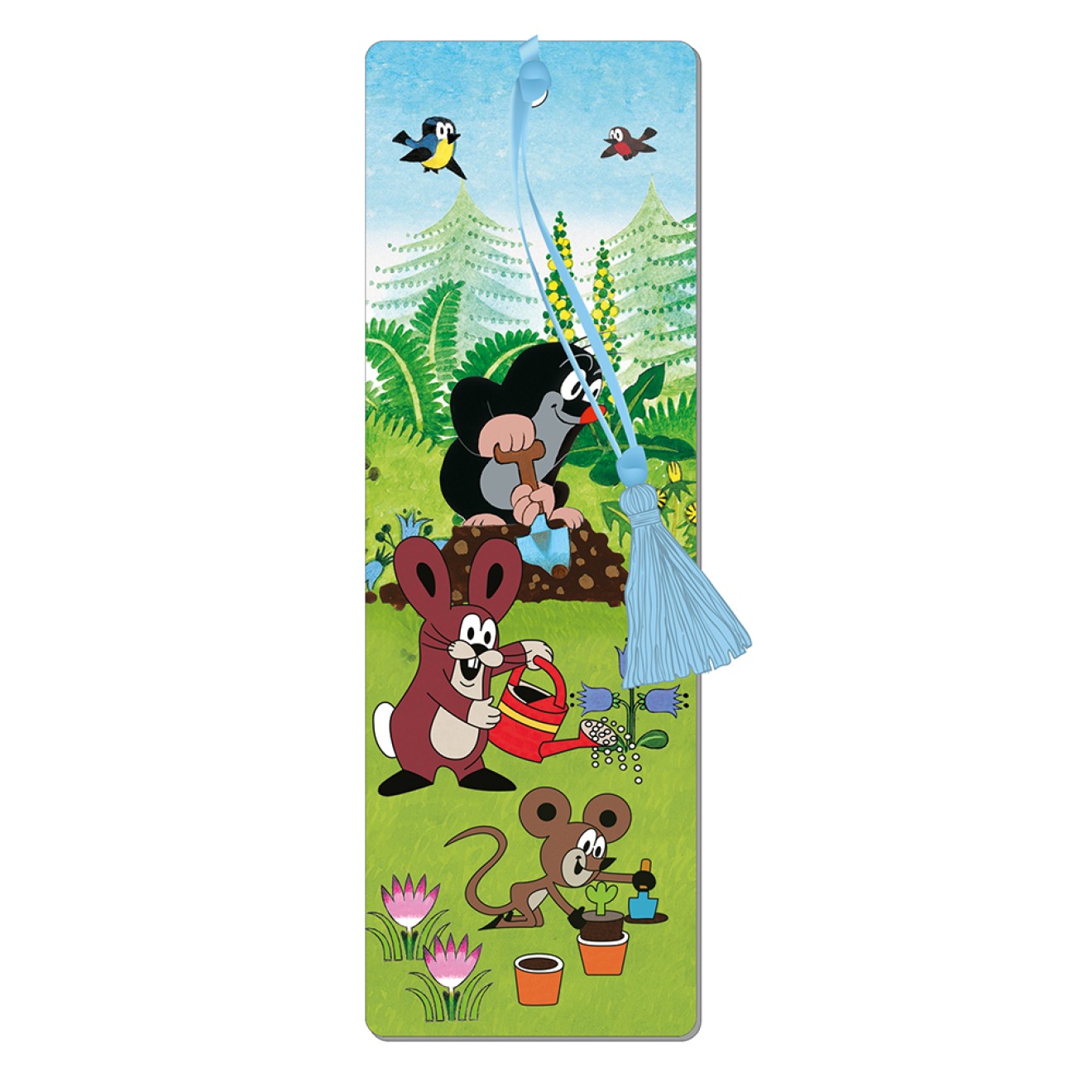 DER KLEINE MAULWURF 3 D Lesezeichen "Maulwurf Garten"
