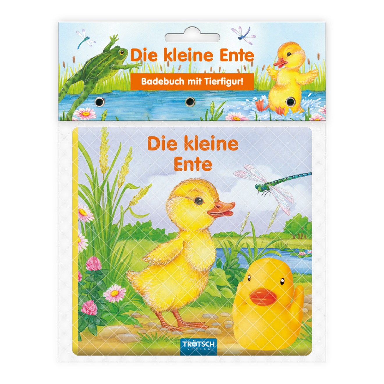Badebuch mit Tierfigur "Die kleine Ente"