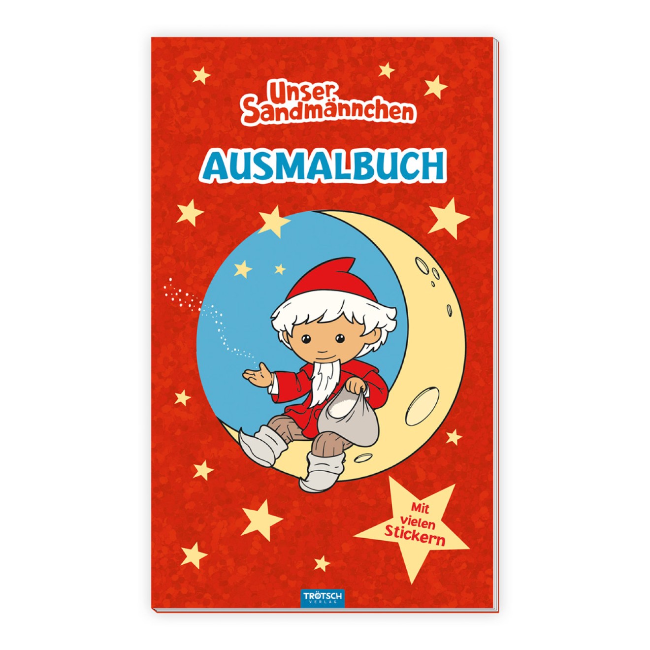 UNSER SANDMÄNNCHEN Malbuch/Ausmalbuch mit Stickern