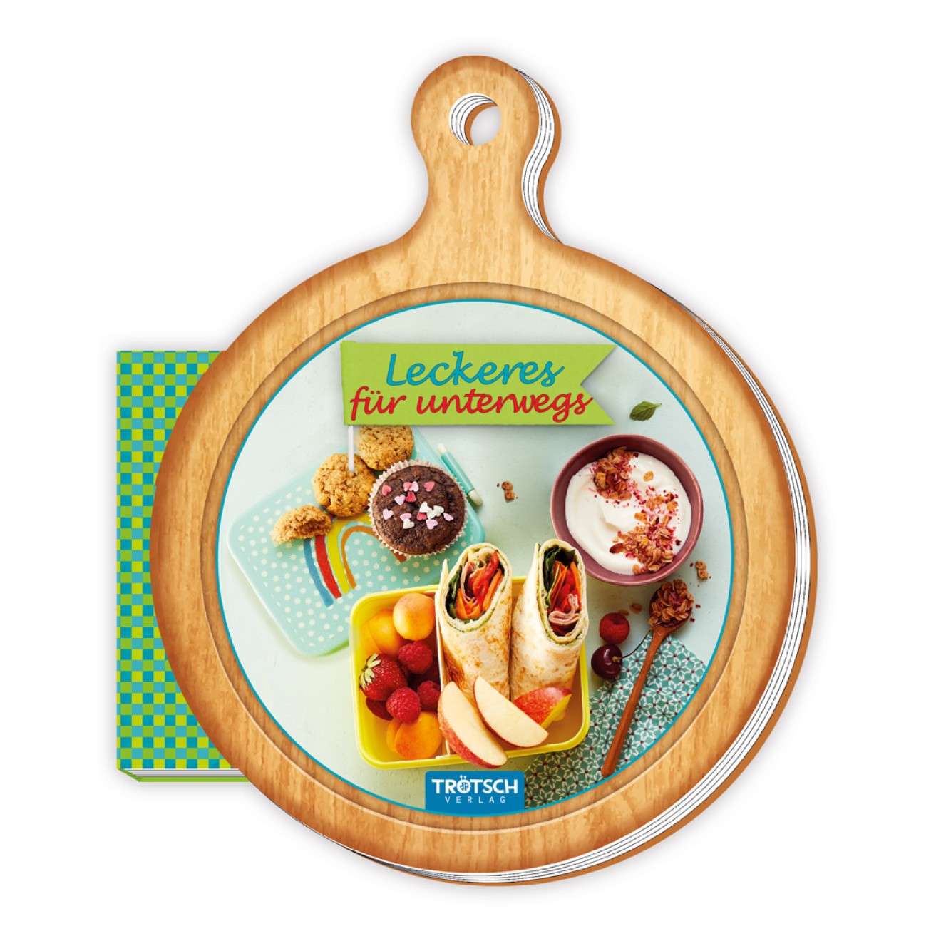 Rezeptbuch Brettchen "Leckeres für unterwegs"