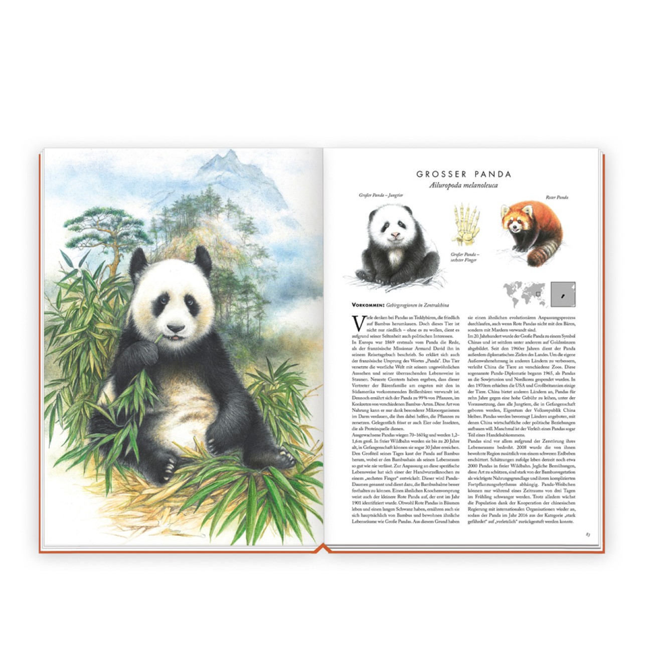 Das große Buch der bedrohten Tierarten