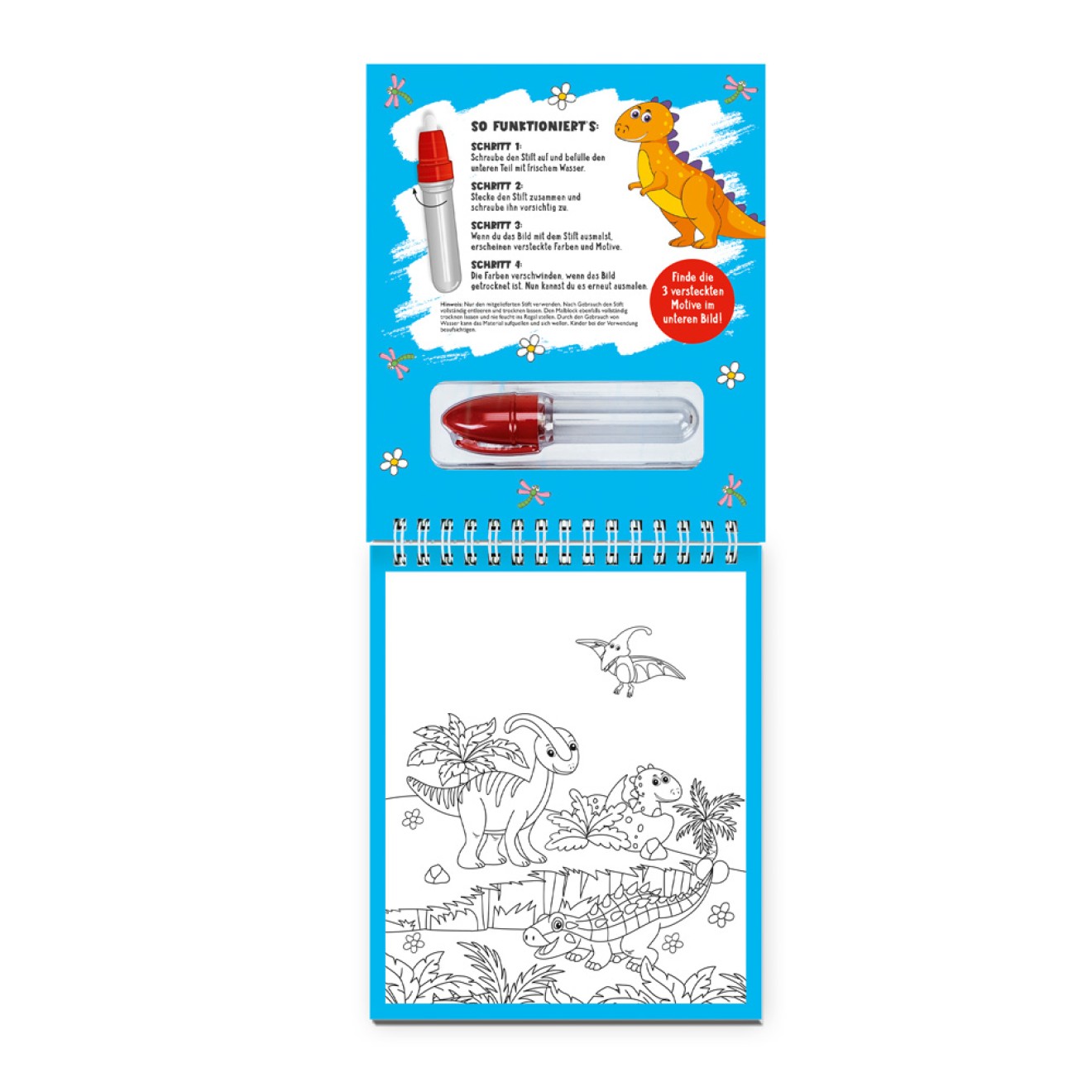 Wassermalspaß "Dinos"