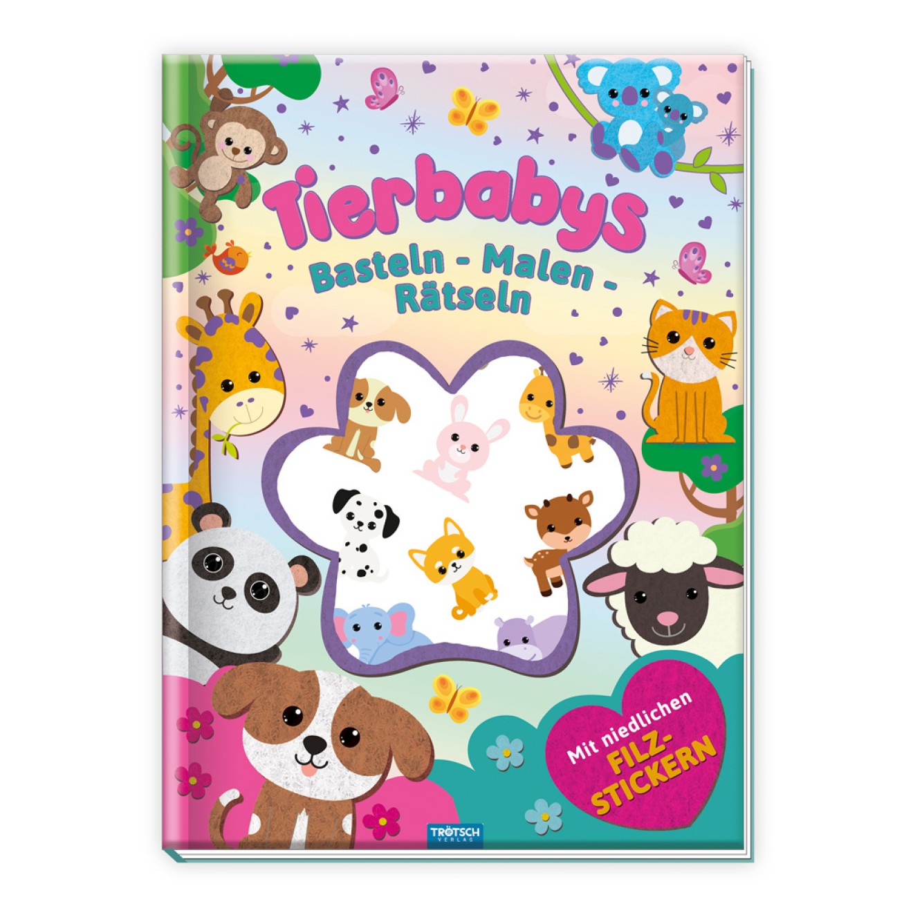 Mal- & Bastelbuch "Tierbabys - basteln, malen, rätseln"