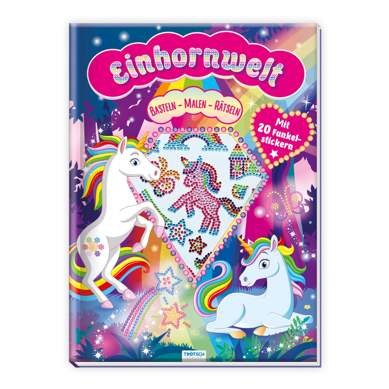 Mal- & Bastelbuch "Einhornwelt - basteln, malen, rätseln"