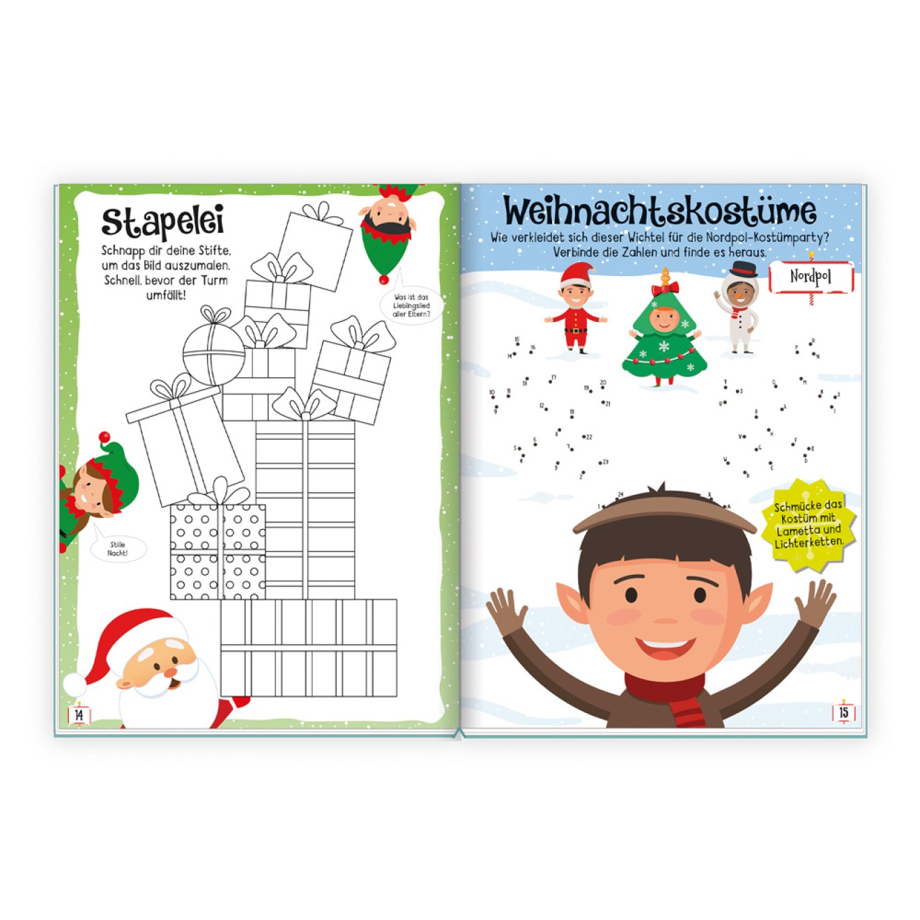 Weihnachtszauber - basteln, malen, spielen