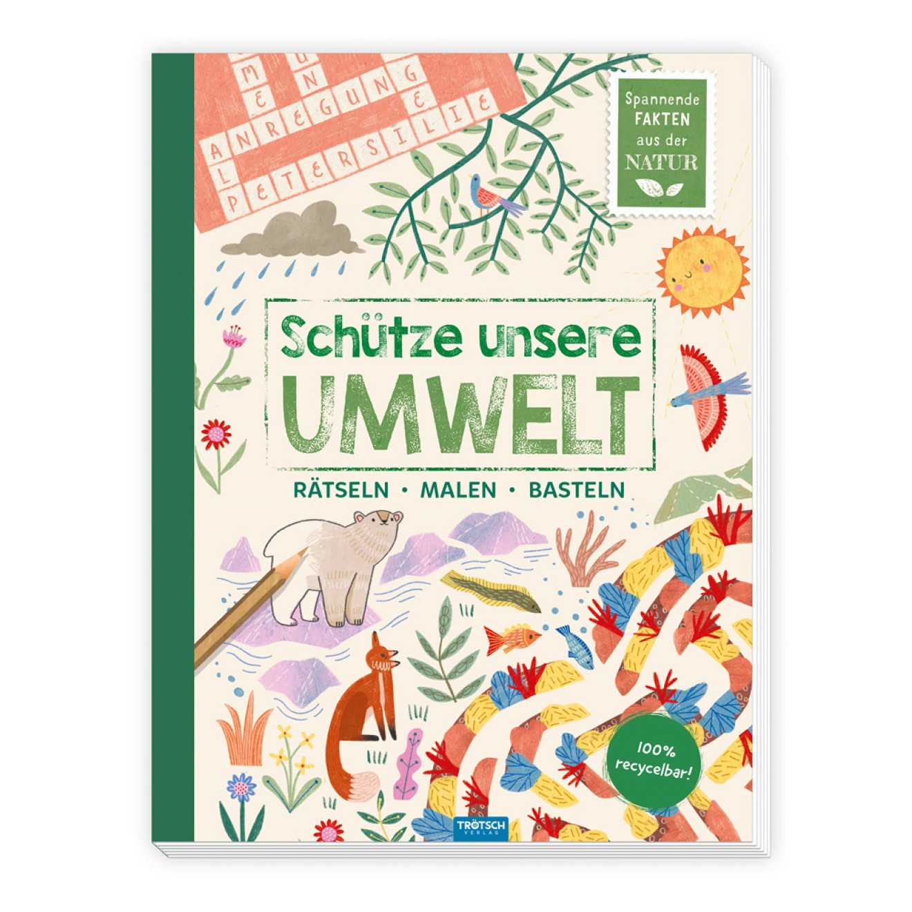 Beschäftigungsbuch "Schütze unsere Umwelt-Tiere"