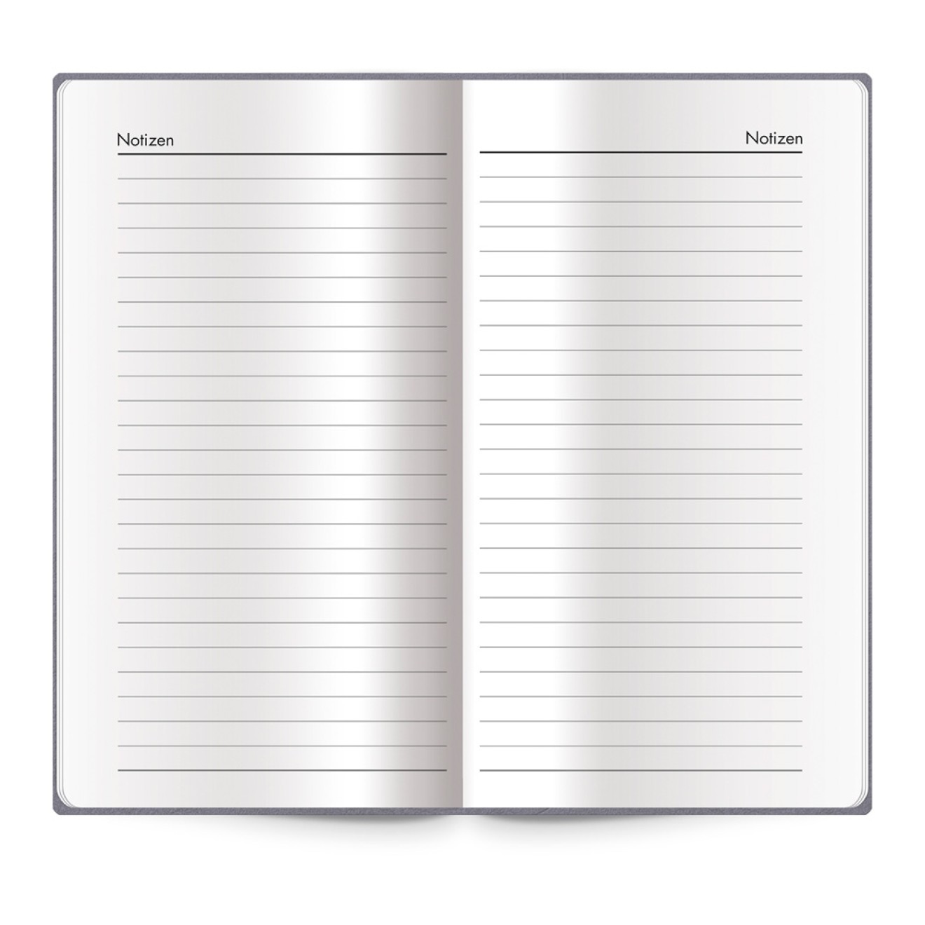 Adressbuch Soft anthrazit slim