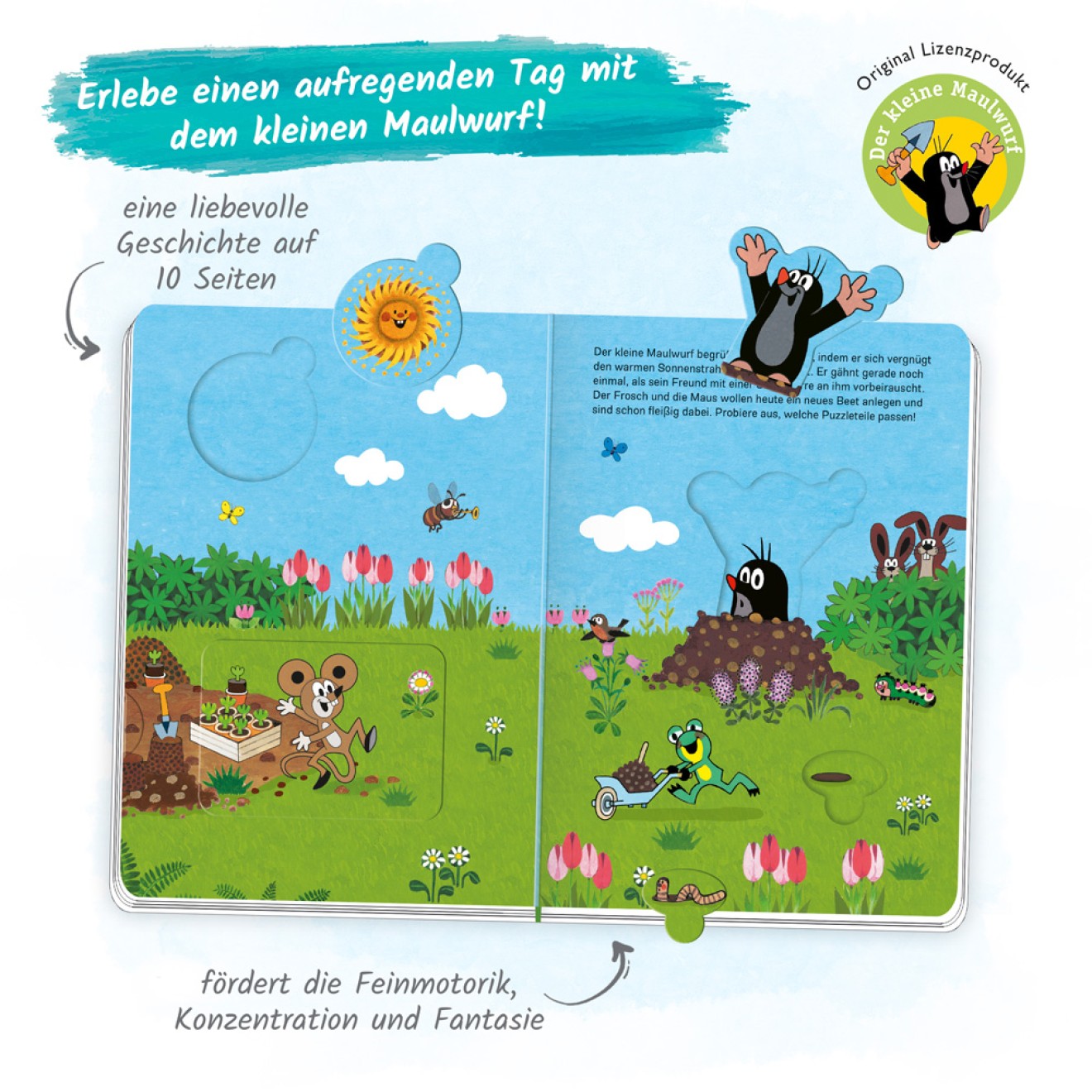 Der kleine Maulwurf Puzzle-und Spielbuch