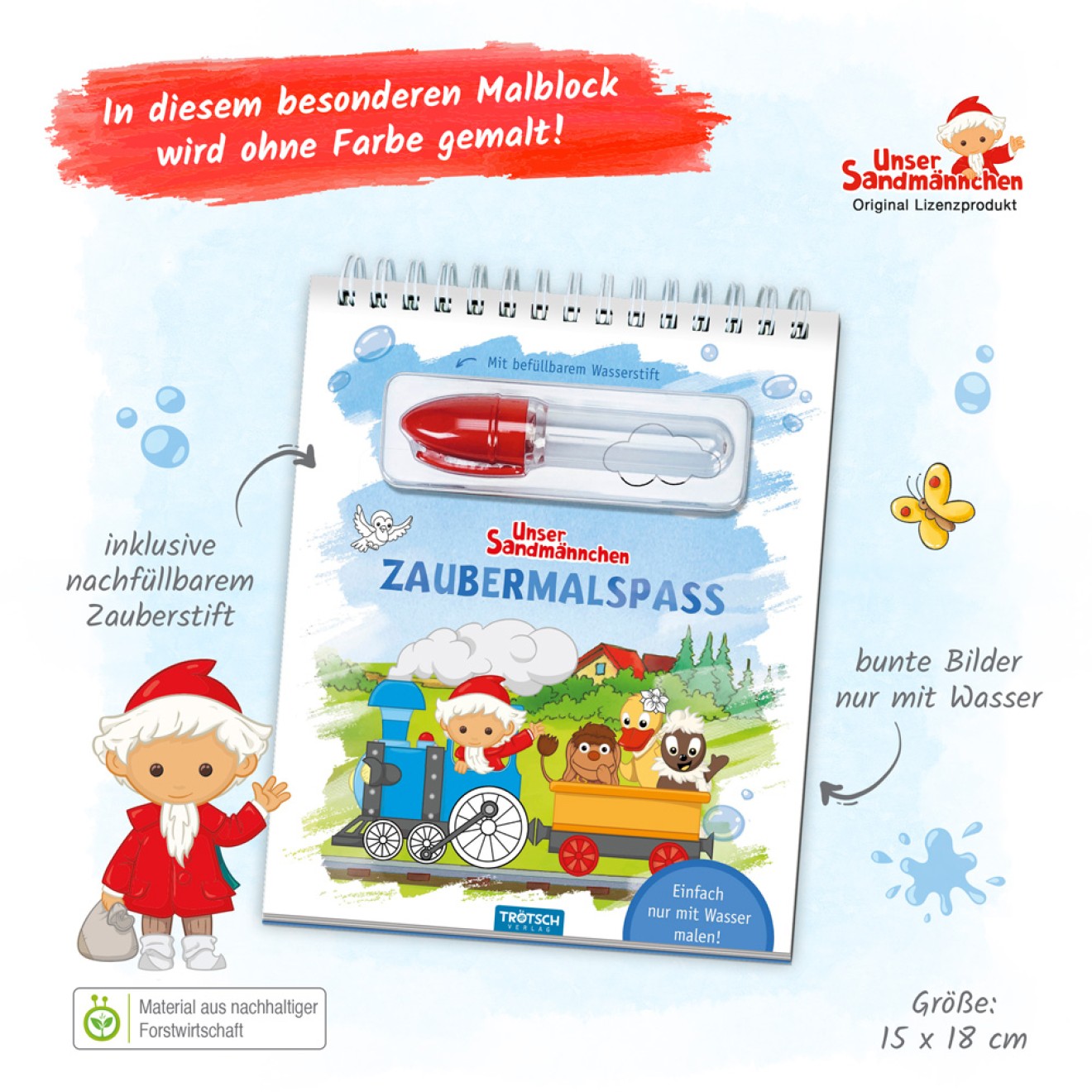 UNSER SANDMÄNNCHEN Zaubermalspaß