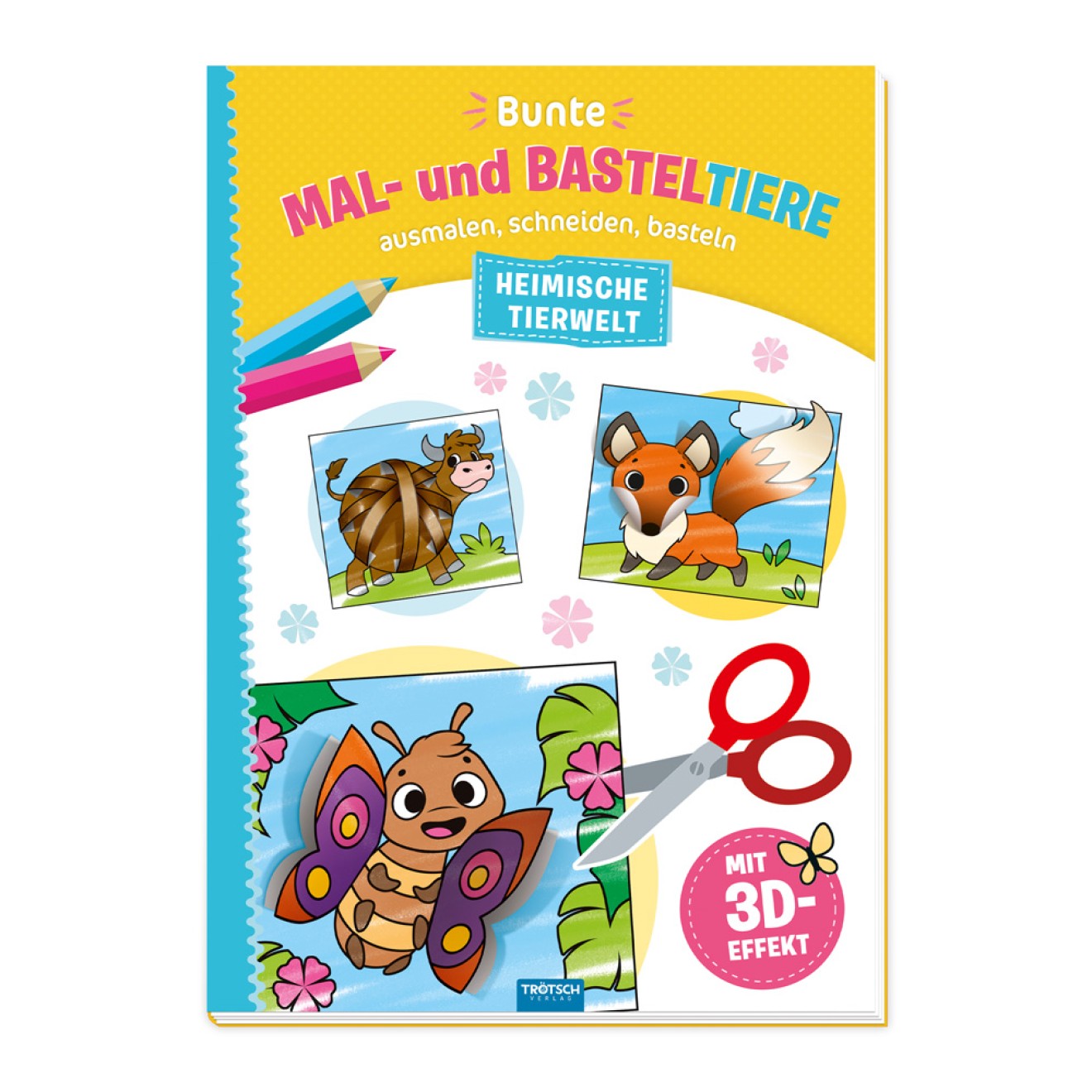 Bunte Mal- und Basteltiere "Heimische Tierwelt"