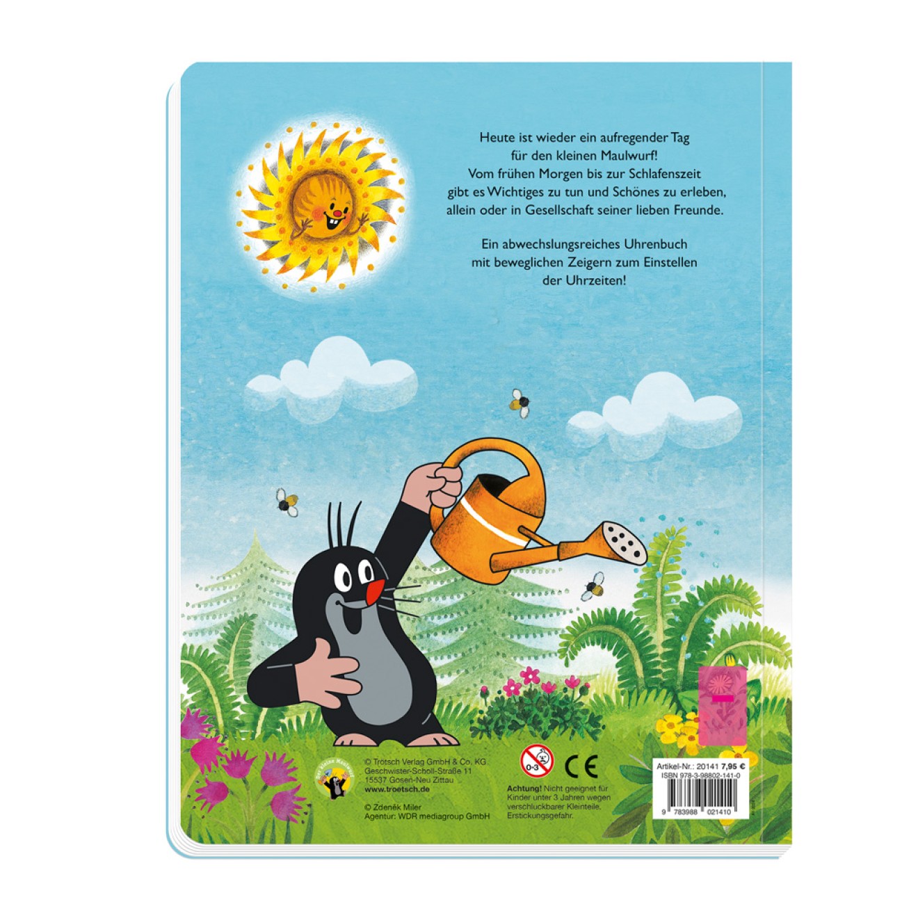 DER KLEINE MAULWURF Uhrenbuch