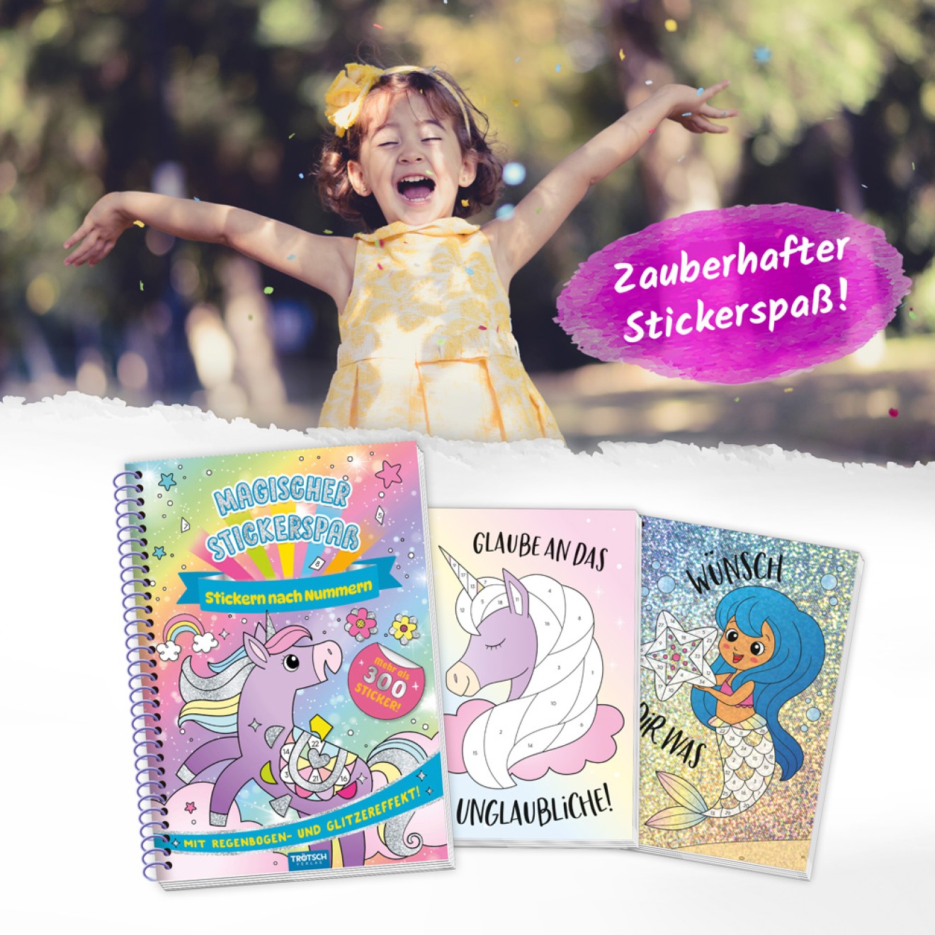 Magischer Stickerspaß