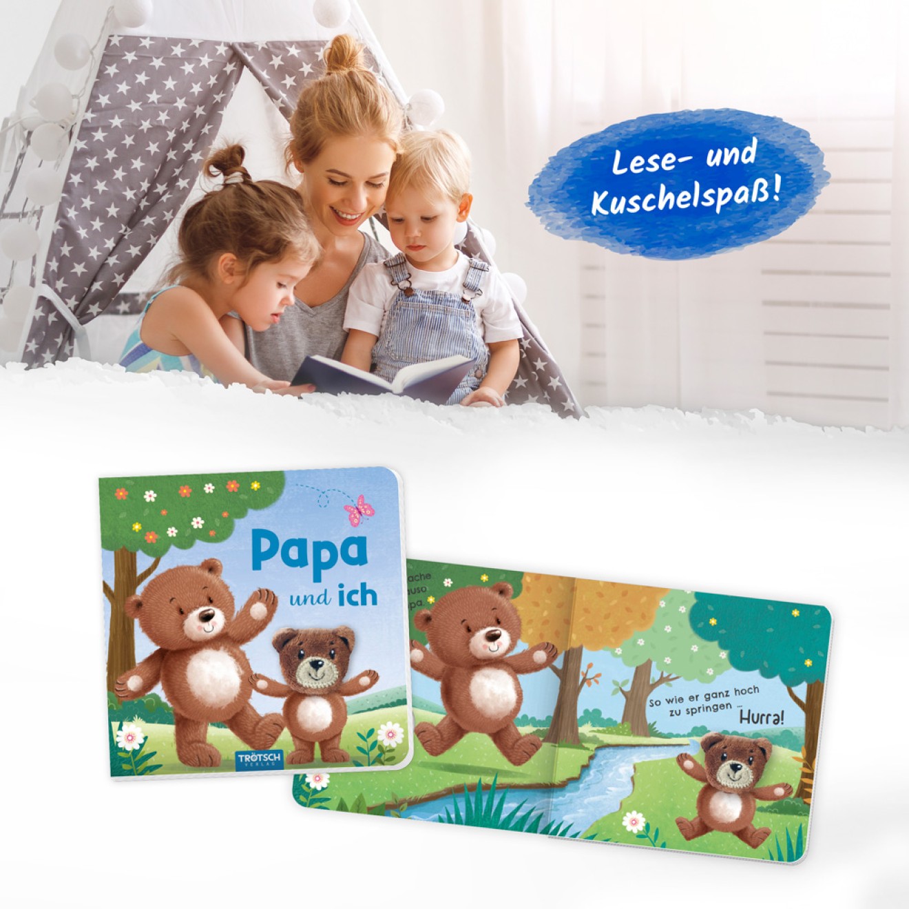 Fingerpuppenbuch "Papa und ich"