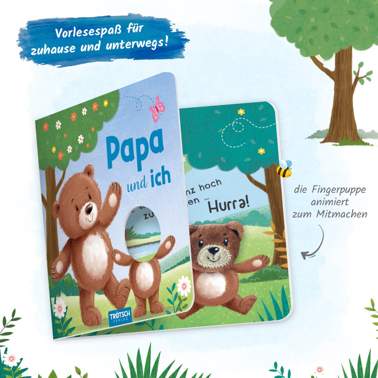 Fingerpuppenbuch "Papa und ich"