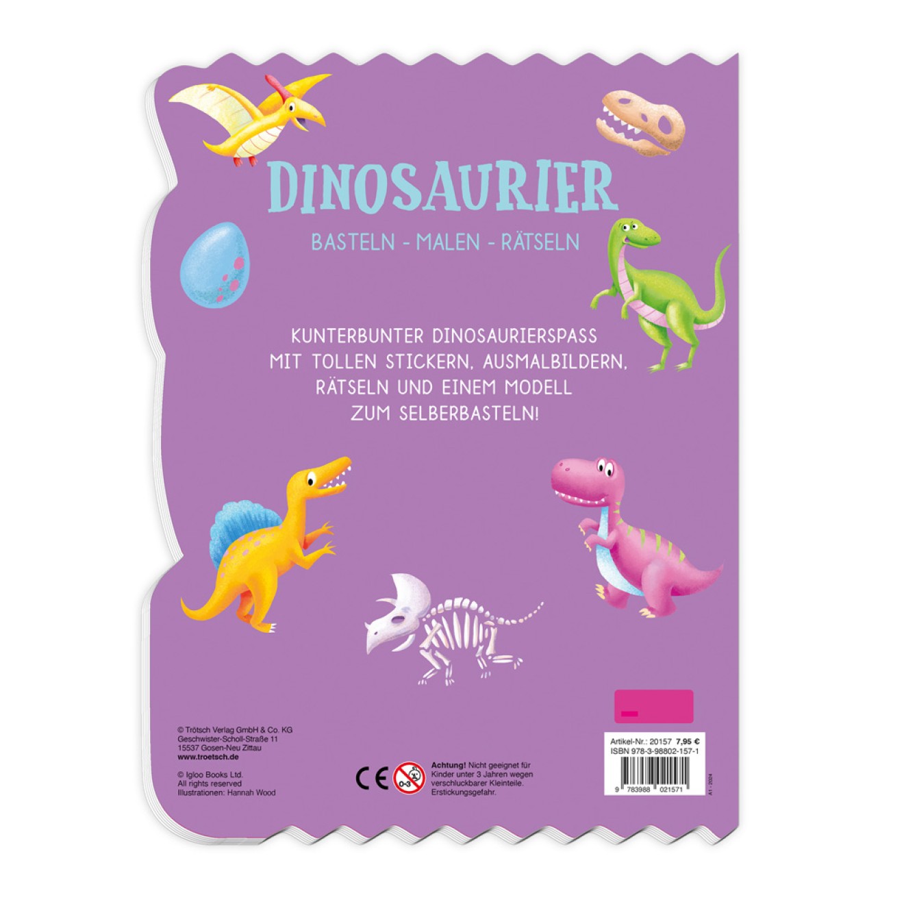 Beschäftigungsbuch "Dinosaurier"
