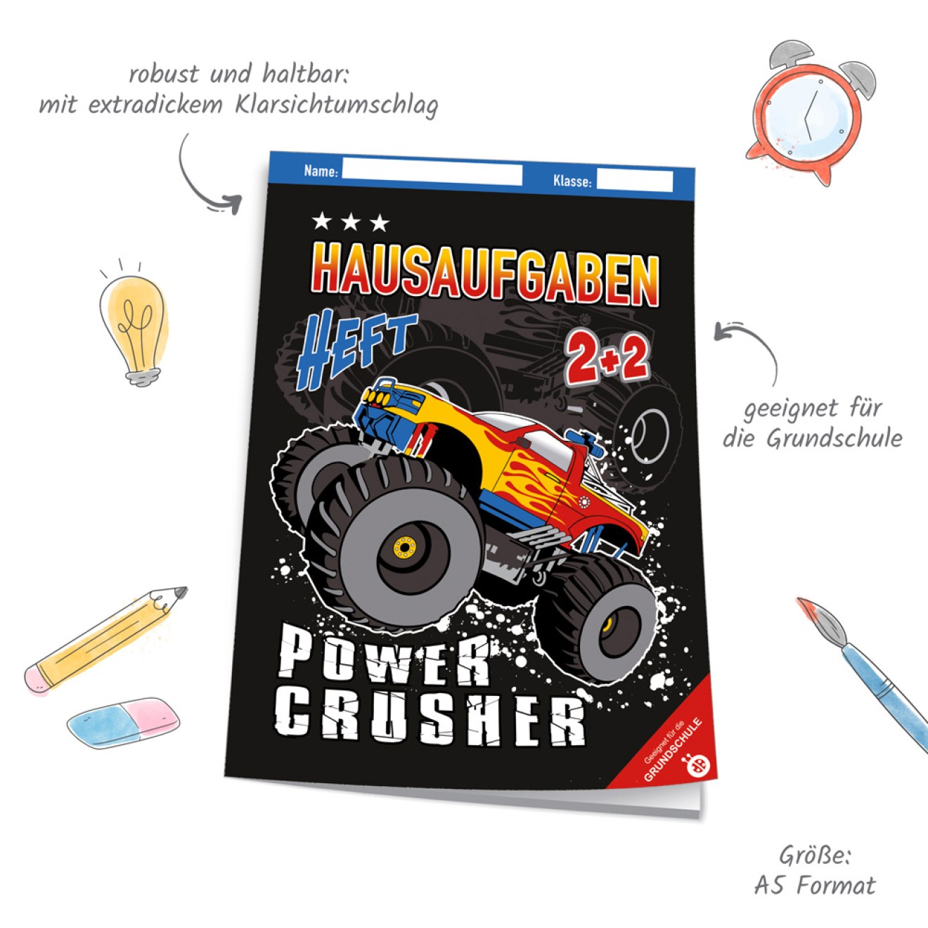 Hausaufgabenheft Grundschule Power