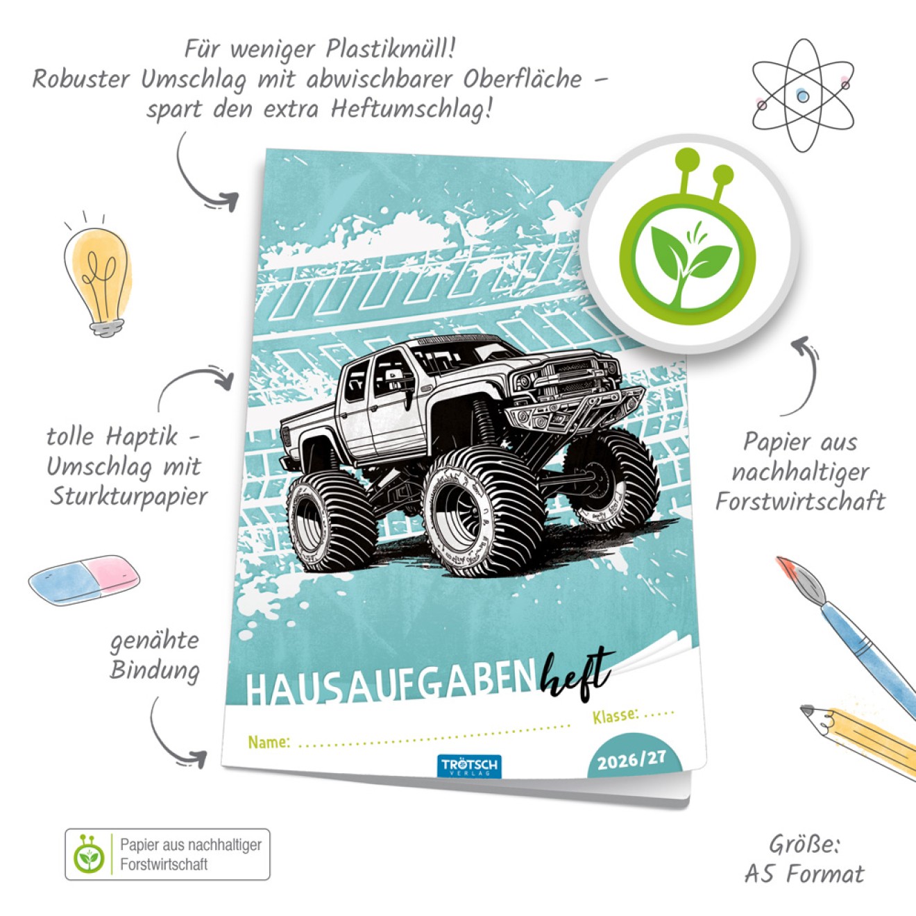 Hausaufgabenheft Truck 26/27