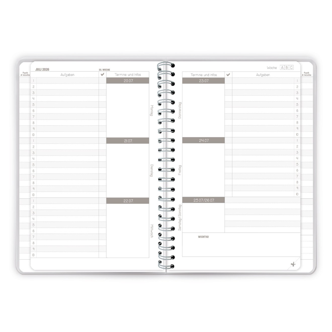 Gymnasialplaner DARK 26/27