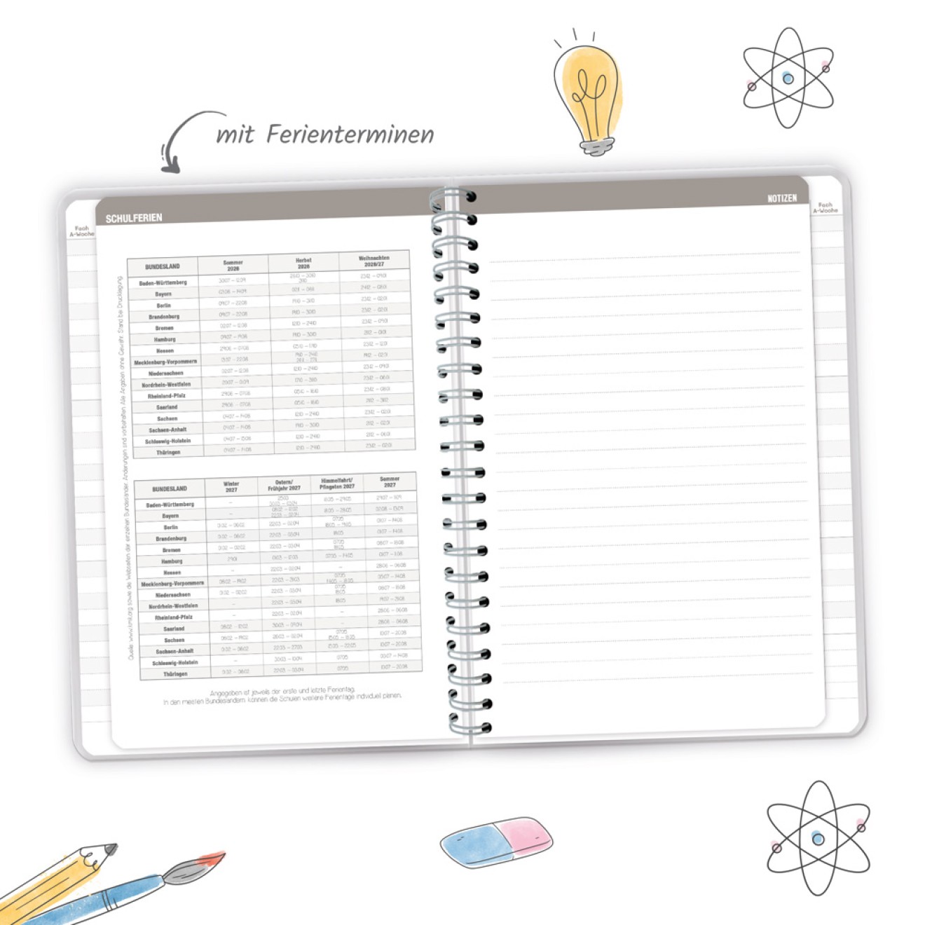 Gymnasialplaner DARK 26/27