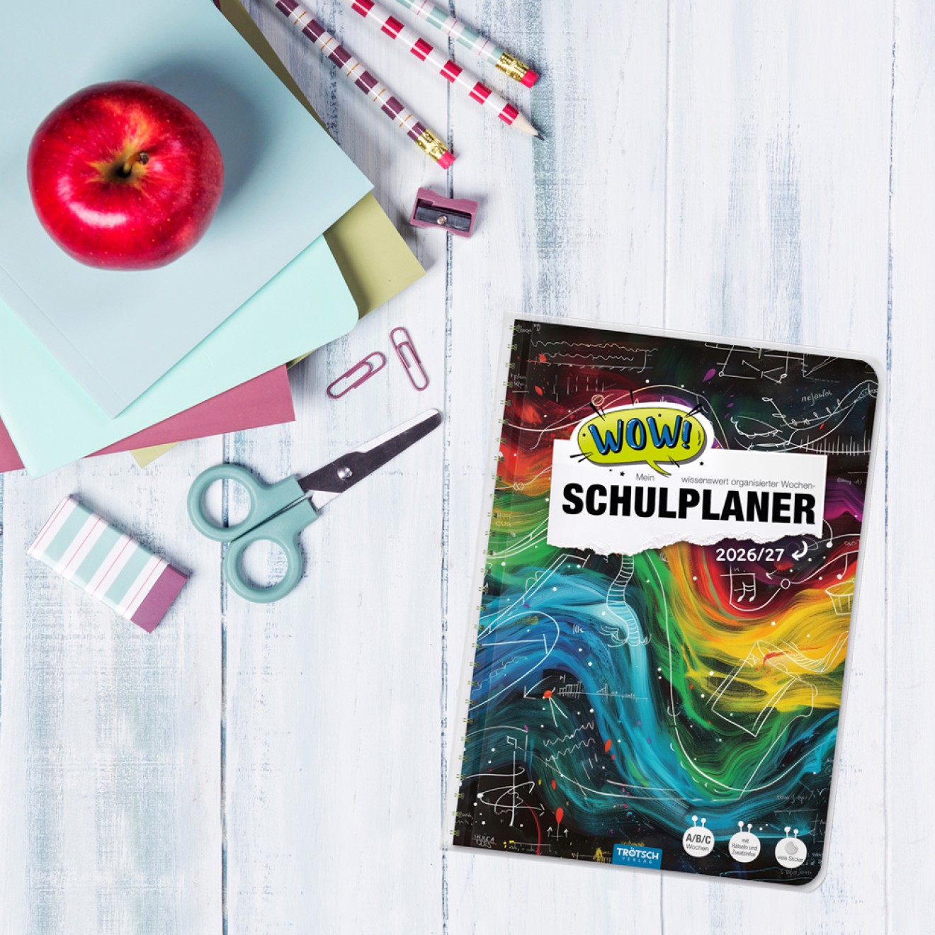 WOW-Schulplaner Waves 26/27