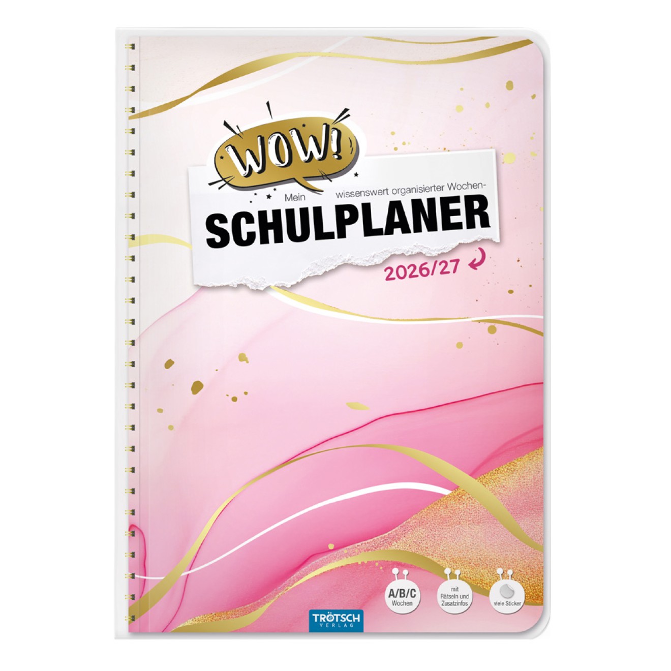 WOW-Schulplaner Marble 26/27