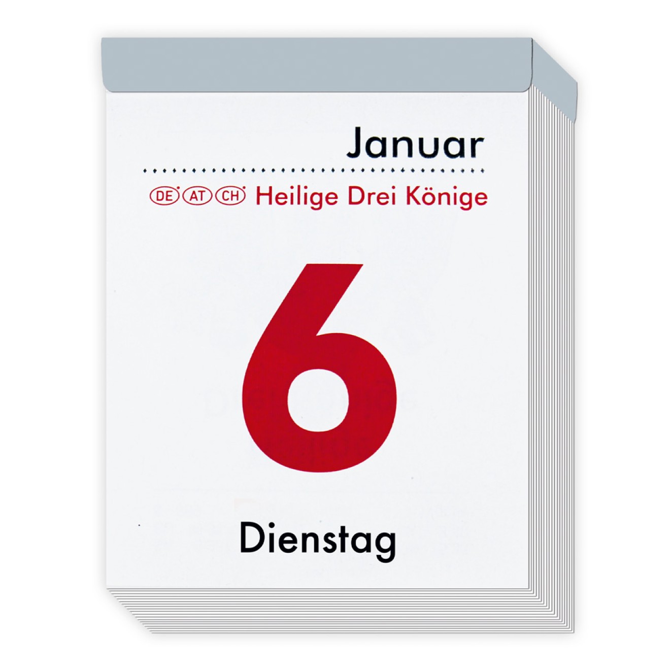Tagesabreißkalender klein 2027