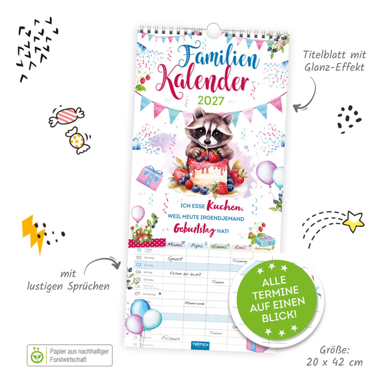 Familienkalender Spruchreif 2027