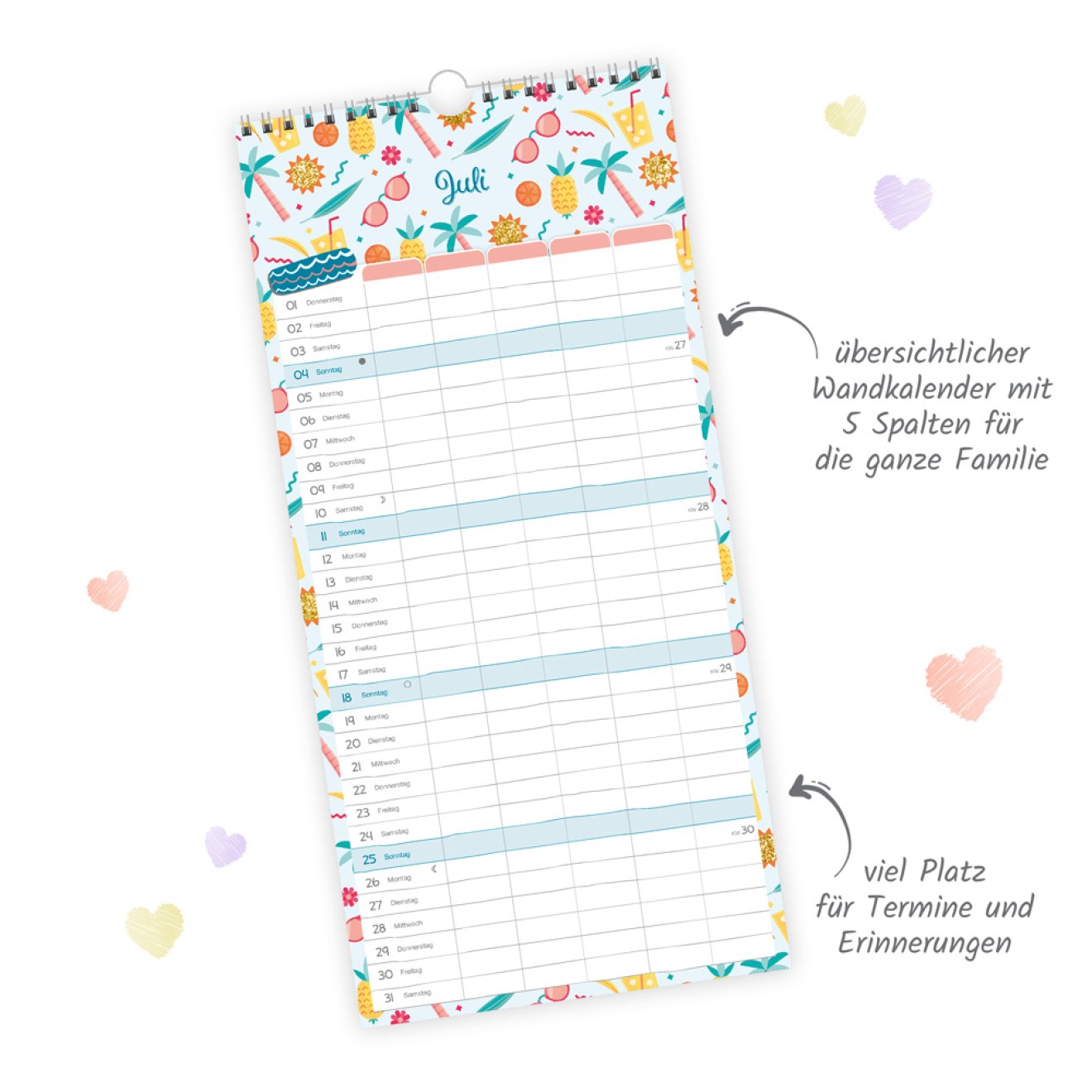 Familienkalender Familienterminer 2027