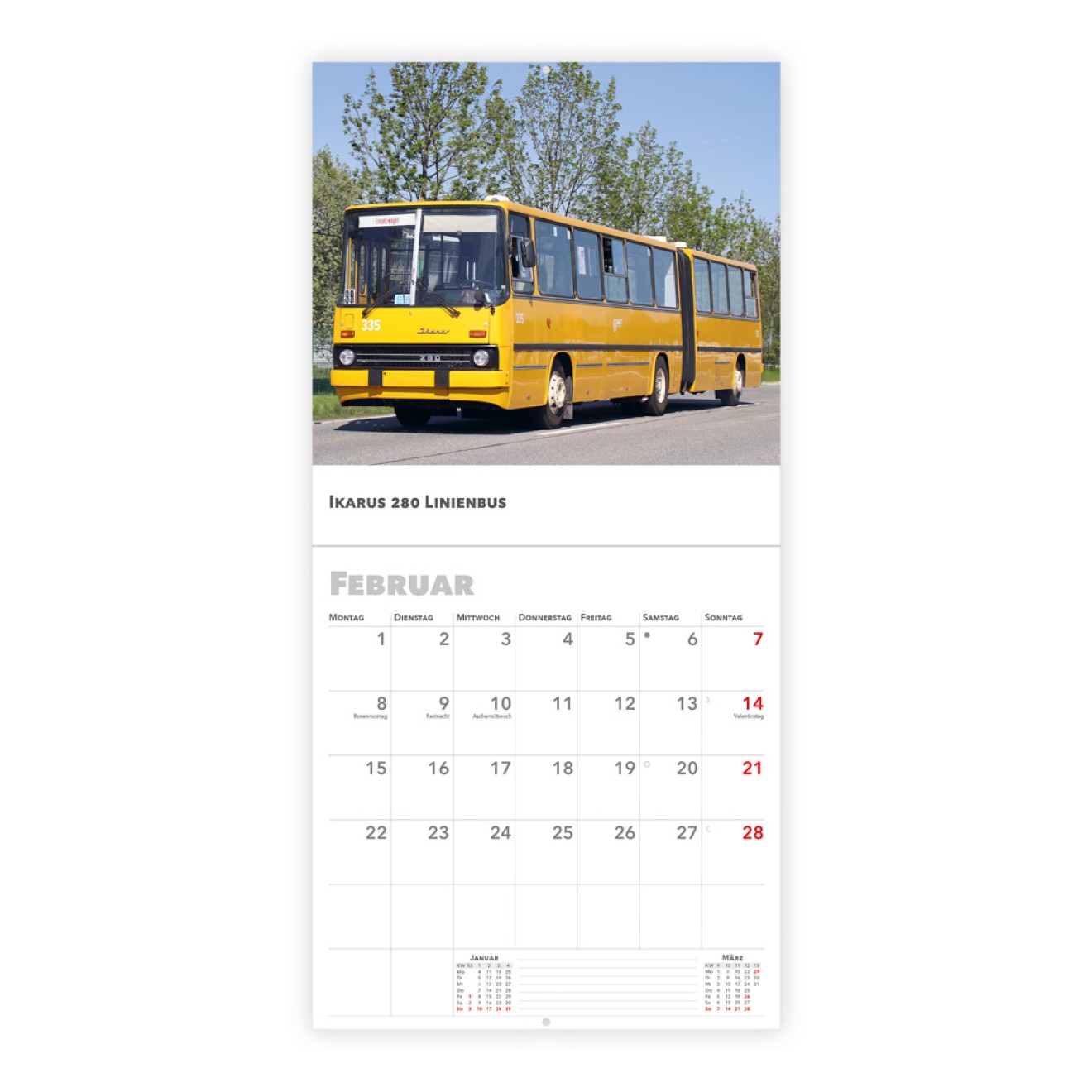 Broschürenkalender DDR Fahrzeuge 2027