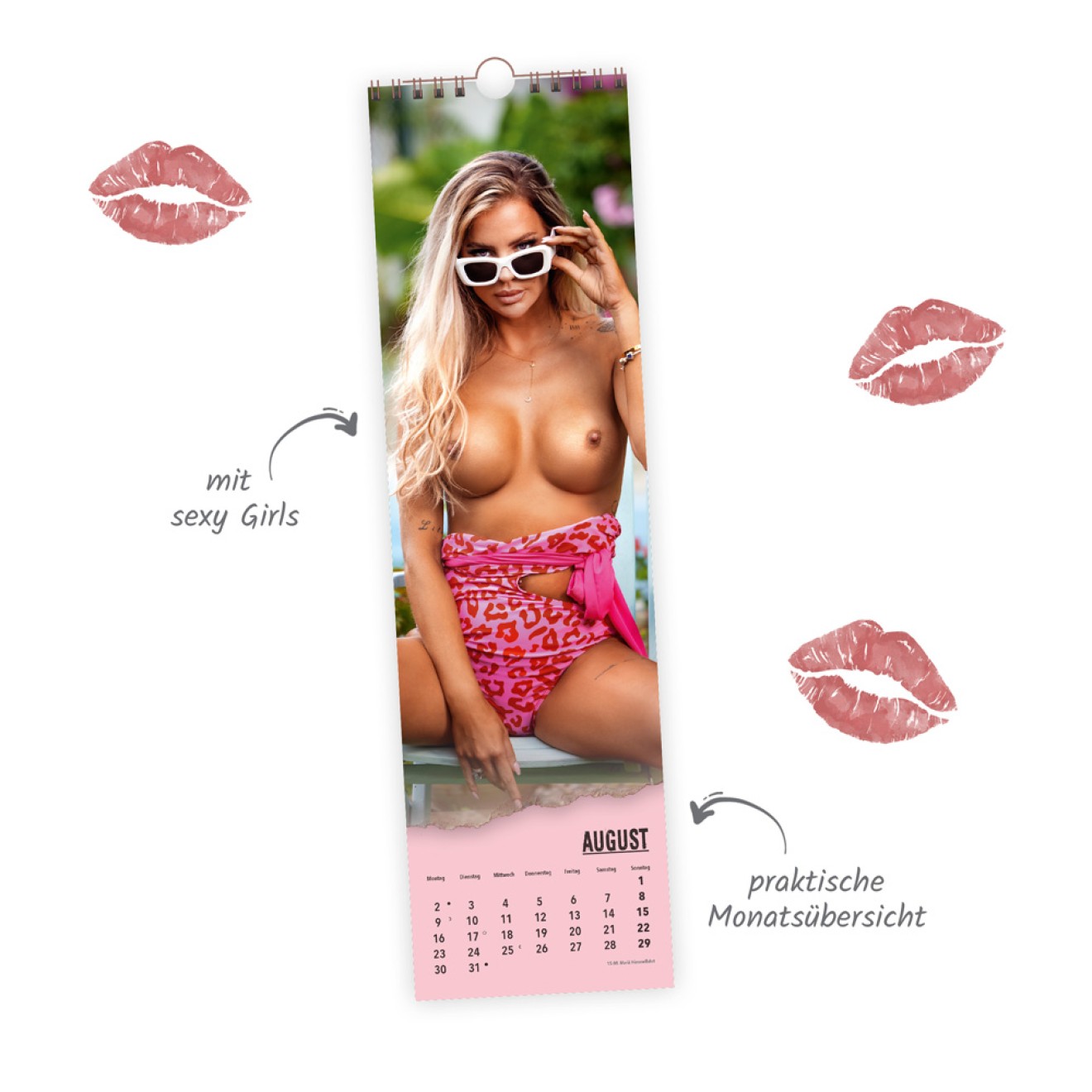 Erotikkalender XL-Streifenkalender Girls 2027