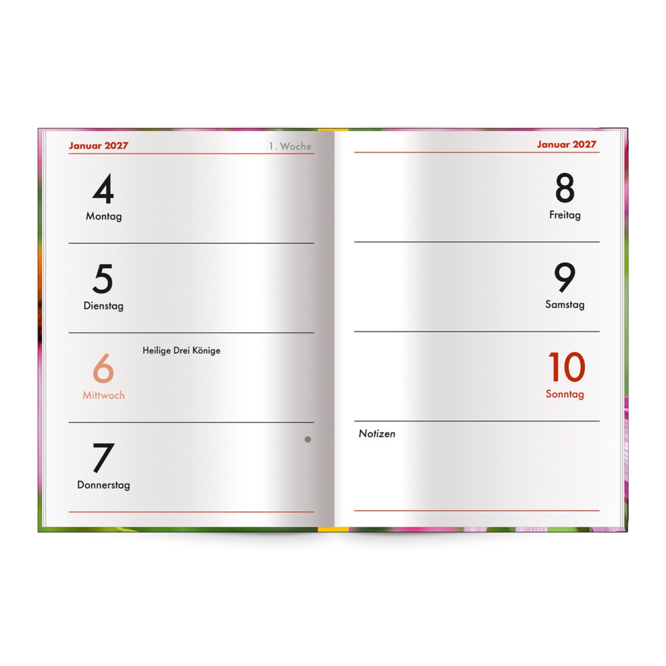 Taschenkalender A7 Schmetterling 2027