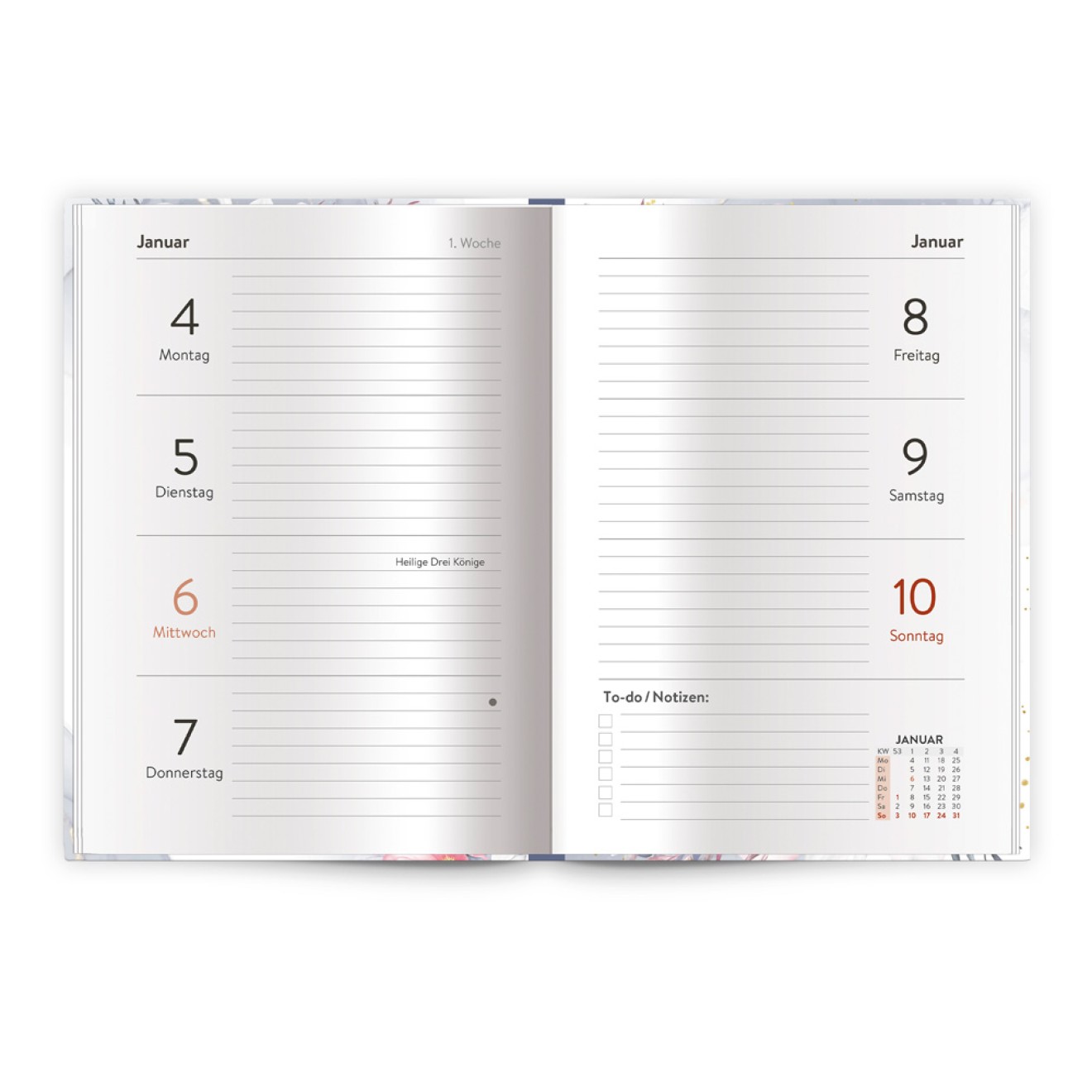 Taschenkalender A6 Vintage 2027