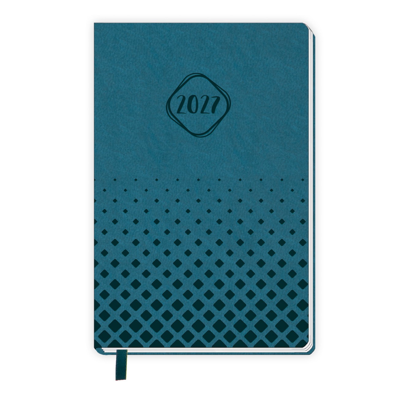 Taschenkalender A7 Soft Touch Petrol 2027
