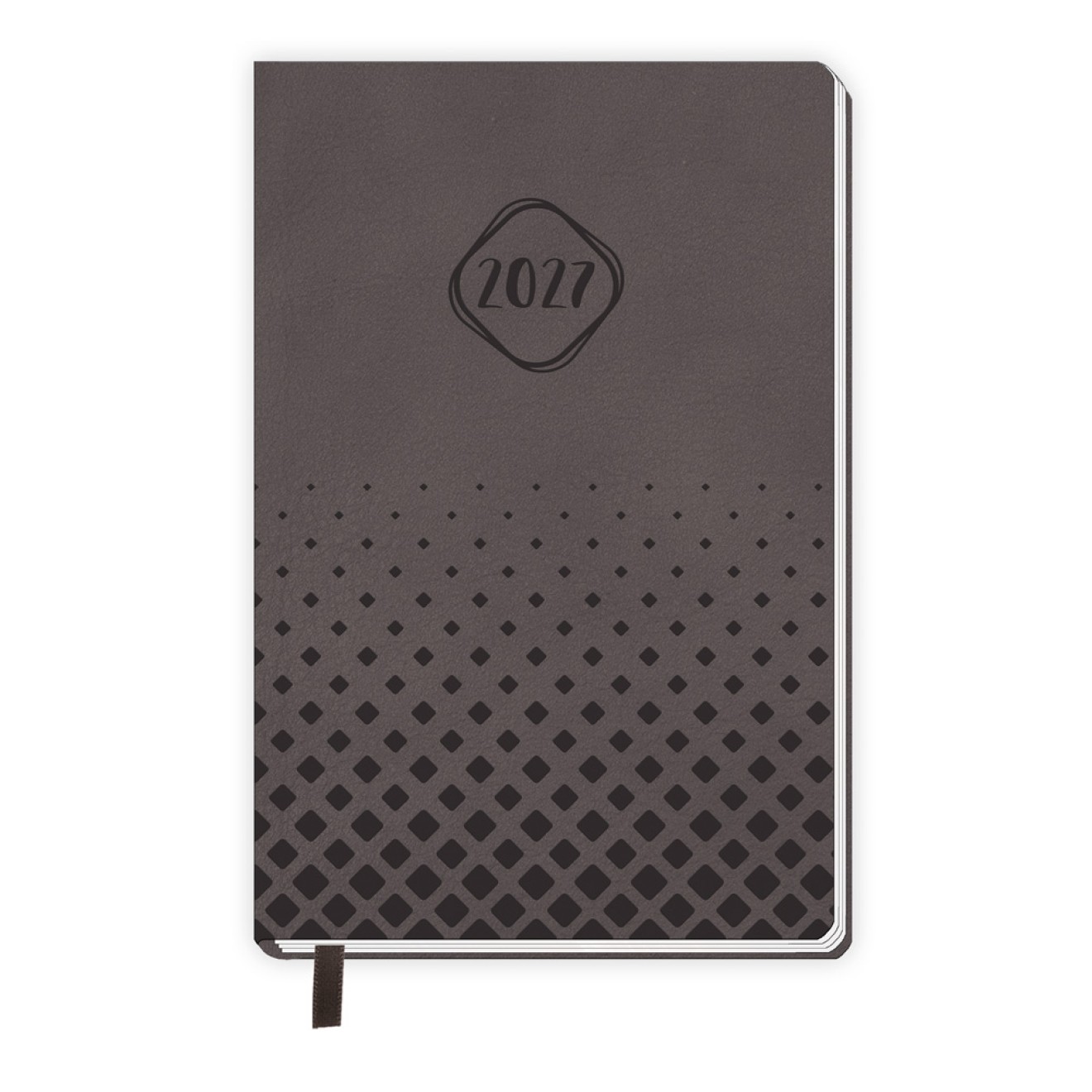 Taschenkalender A7 Soft Touch Anthrazit 2027