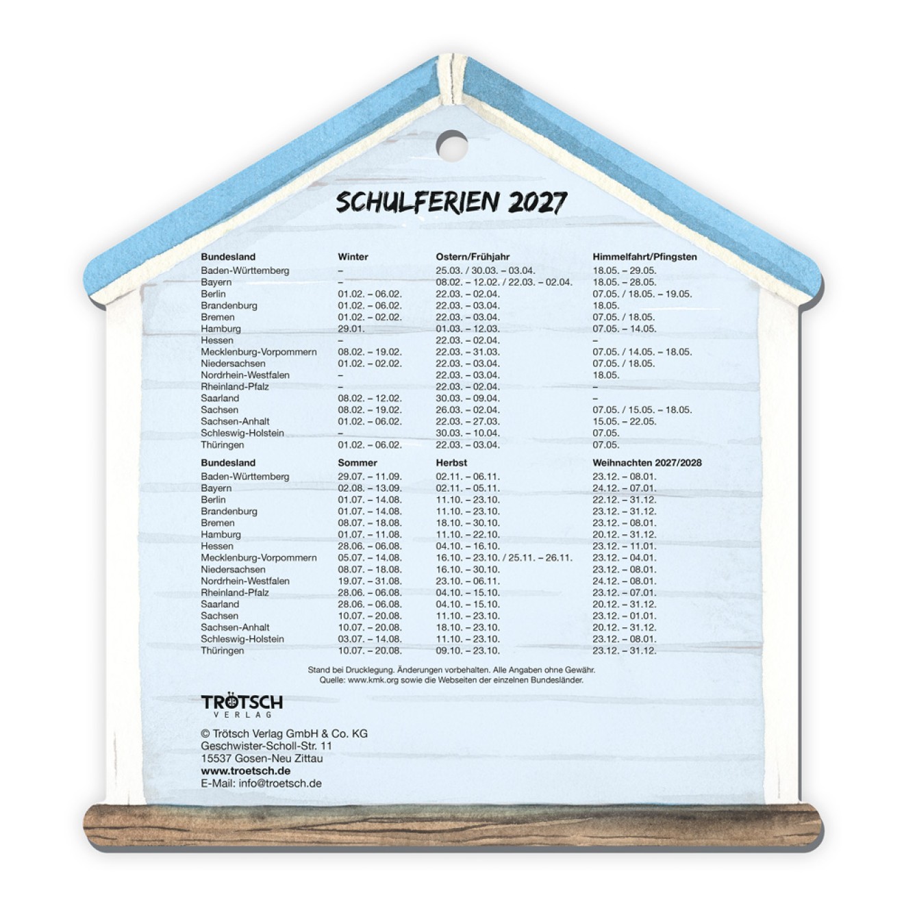 Abreißkalender Zauber der Heimat 2027