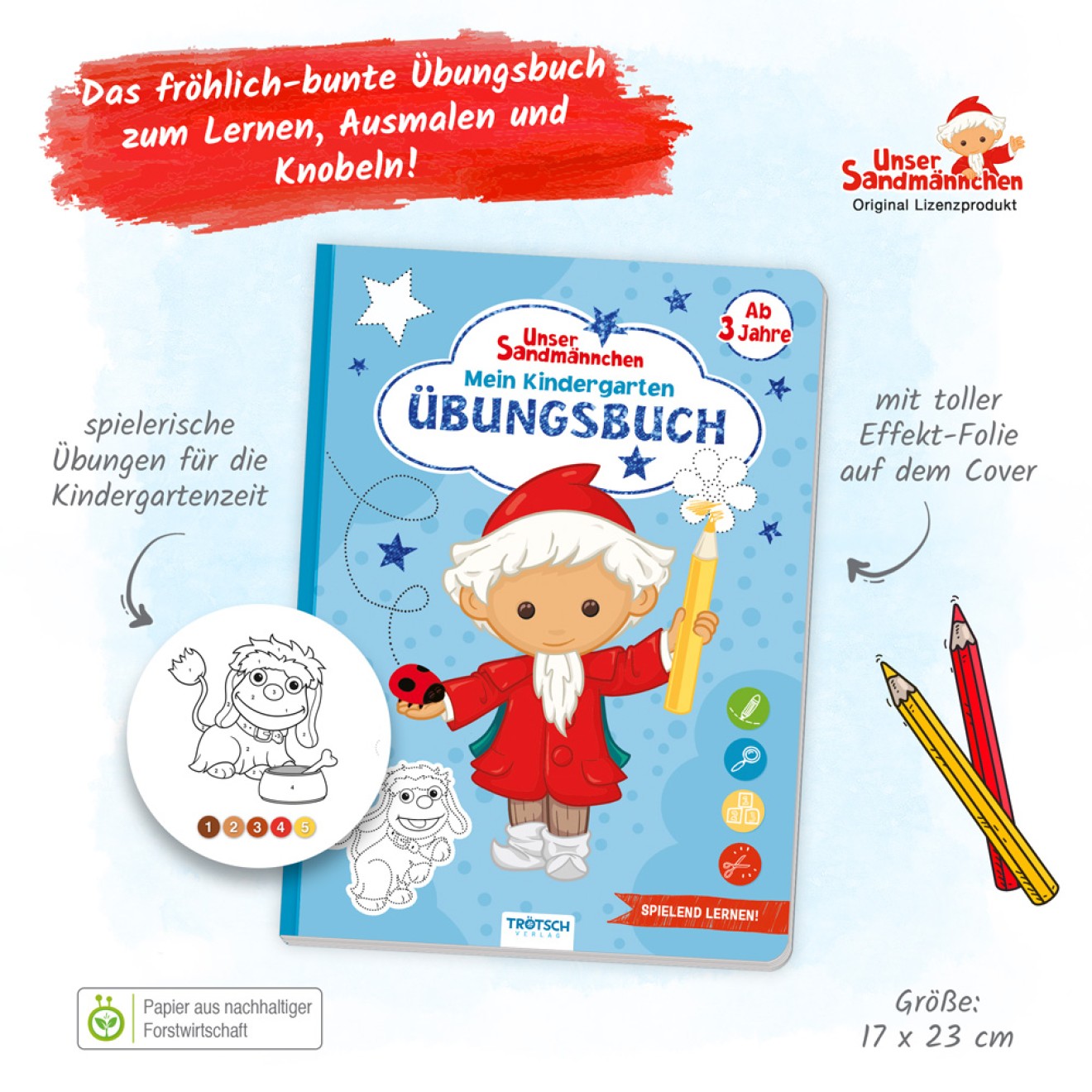 Unser Sandmännchen Mein Kindergarten Übungsbuch