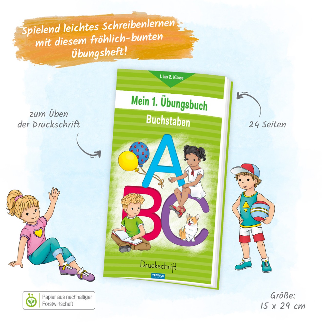 Mein 1.Übungsbuch "Buchstaben" Druckschrift