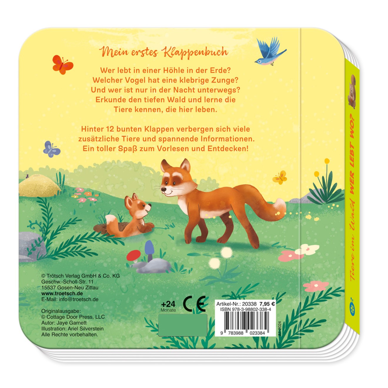 Mein erstes Klappenbuch "Tiere im Wald Wer lebt wo?"