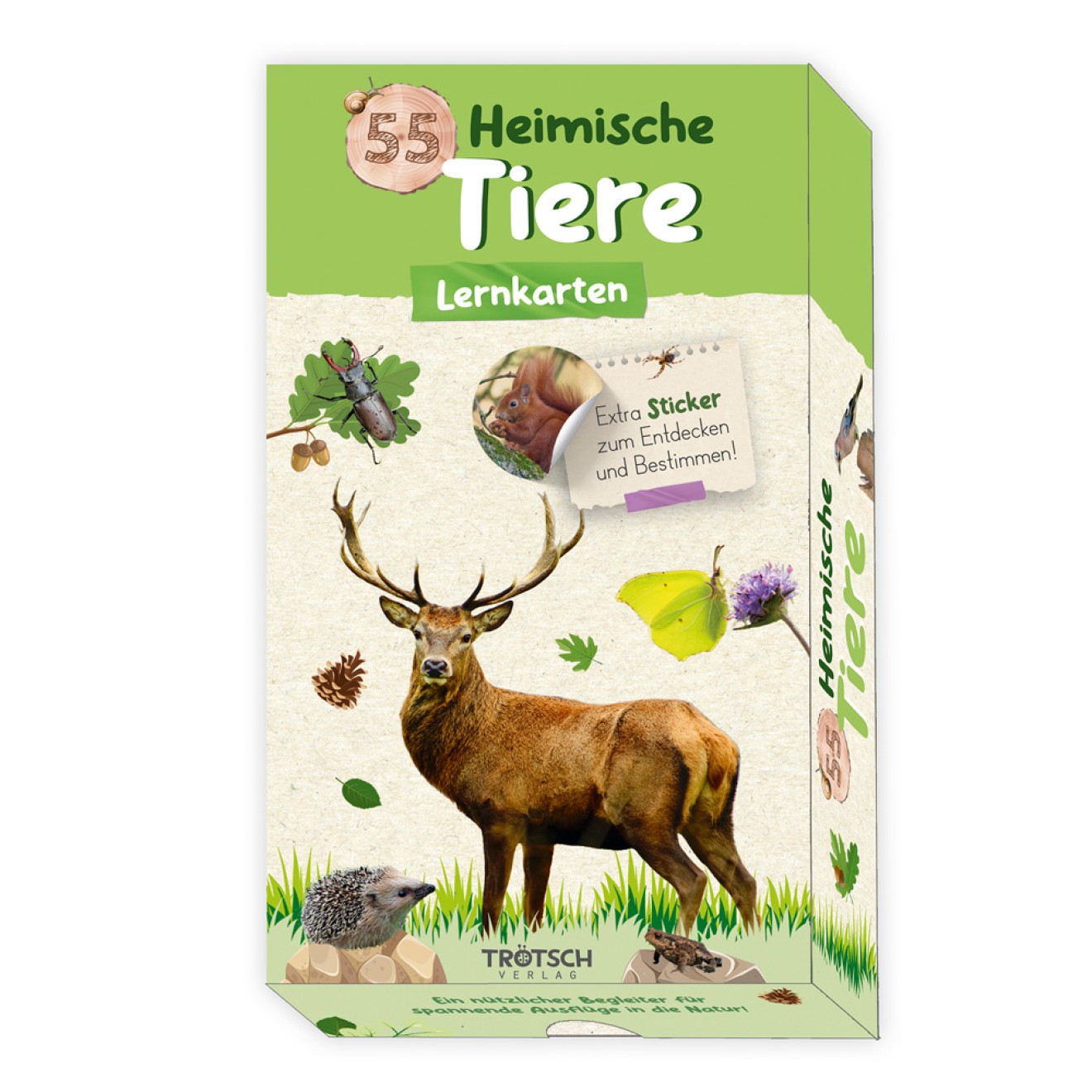 55 Lernkarten "Heimische Tiere"