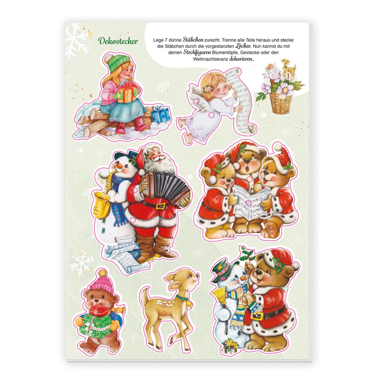 Bastelblock Weihnachts-Bastelspaß | Ab 4 Jahren