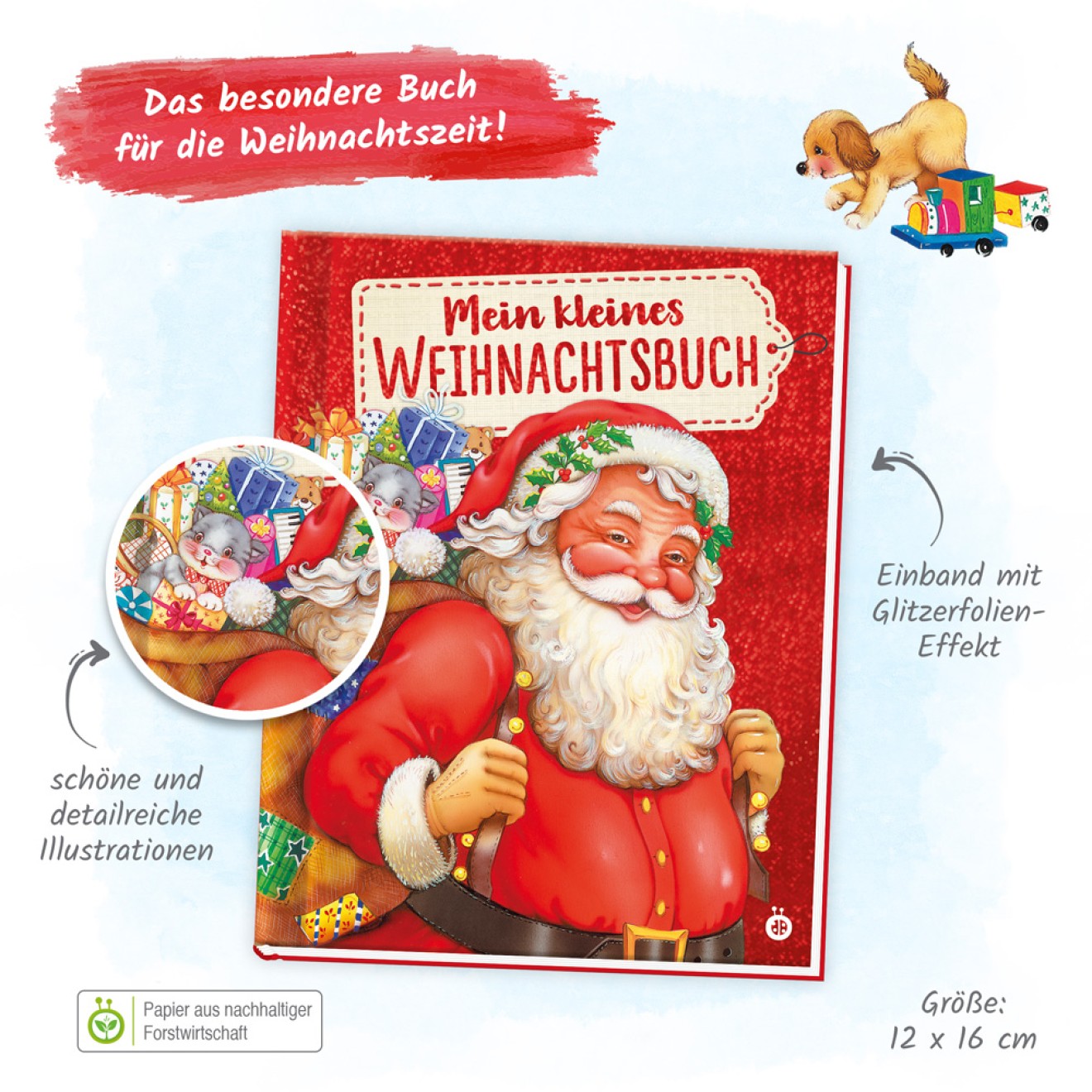 Mein kleines Weihnachtsbuch rot