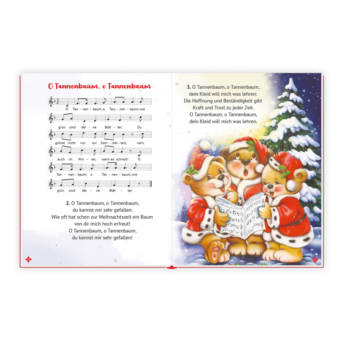 Mein kleines Weihnachtsbuch rot